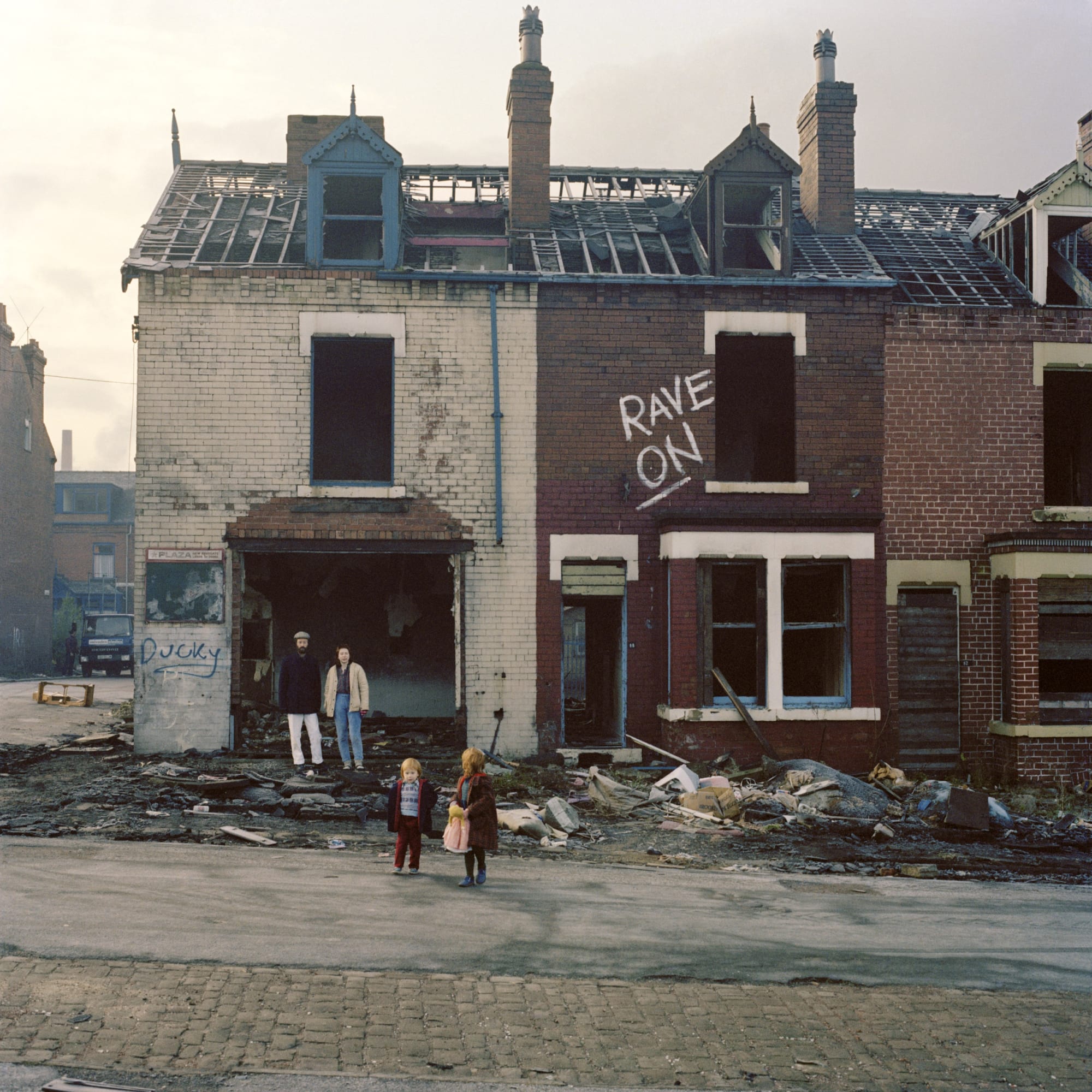 'Rave On', Harehills Terrace, corner of Elford Road, Leeds, 1970s
