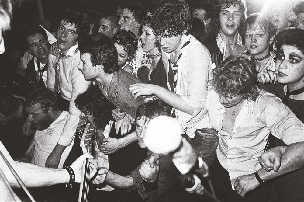 Sex Pistols, Crowd scene, Sweden, 1977