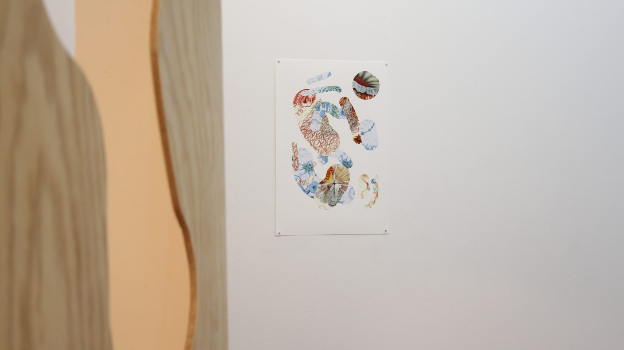 Exhibition views of Indistinct chatters, the first solo show by the french contemporary artist Paul Lahana at UN-SPACED Gallery, Paris.