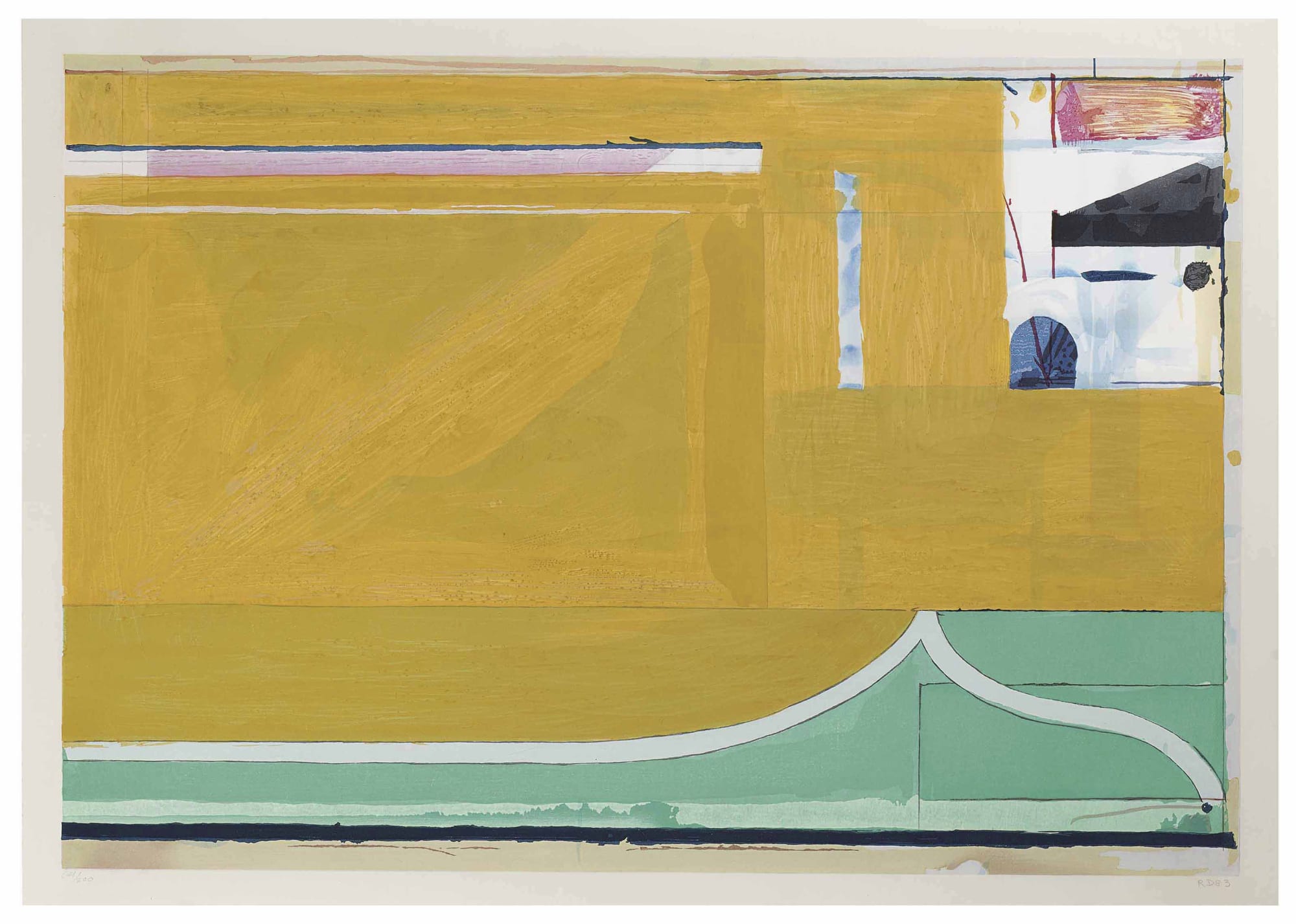 Richard Diebenkorn, Ochre, 1983