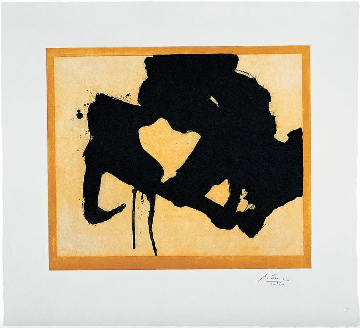 Robert Motherwell, At the Edge, 1984