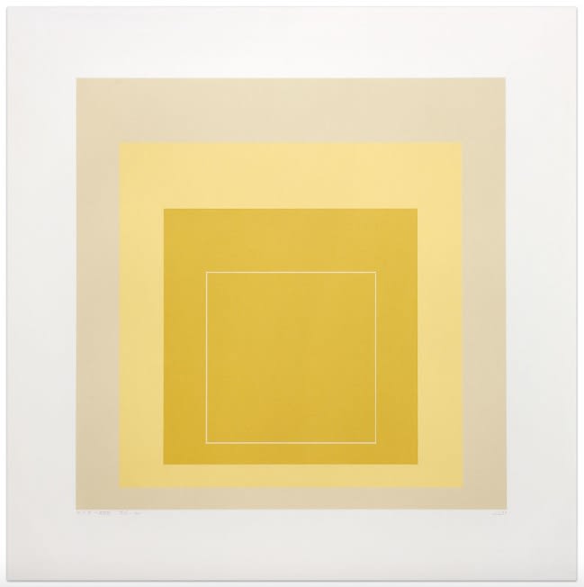 Josef Albers, White Line Square XVII, 1967