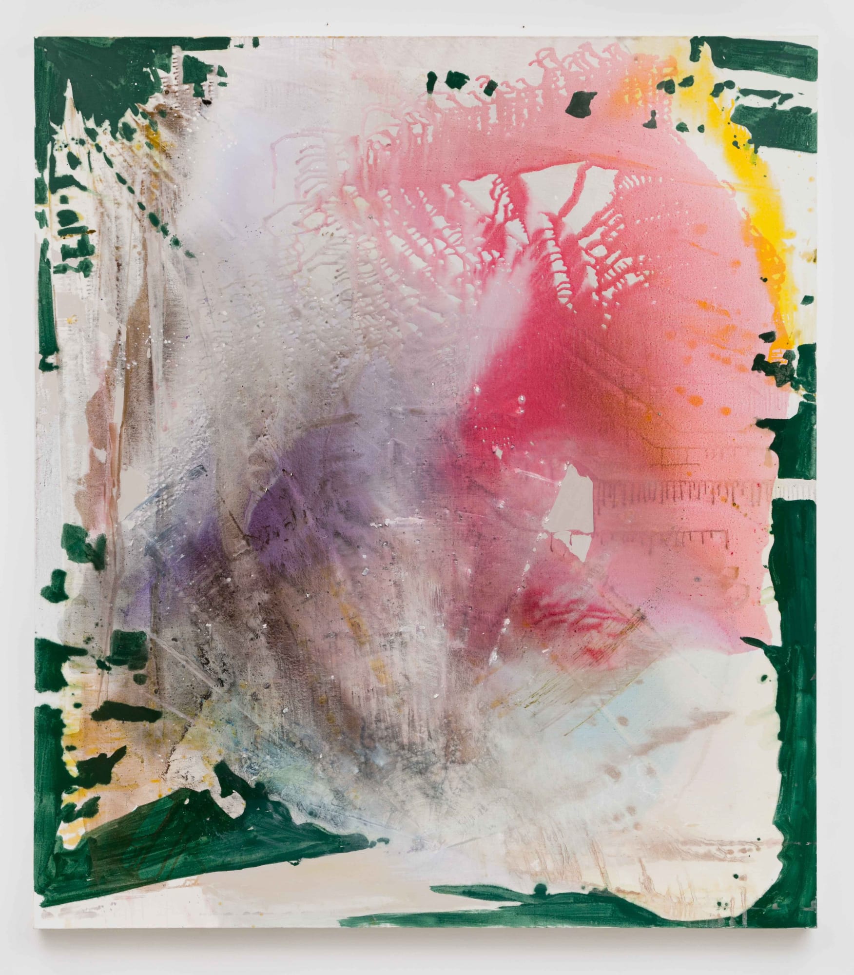 Jackie Saccoccio Place (Benefit) 2016 Oil and mica on linen 90 x 79 inches (228.6 x 200.7 cm) JSa 293