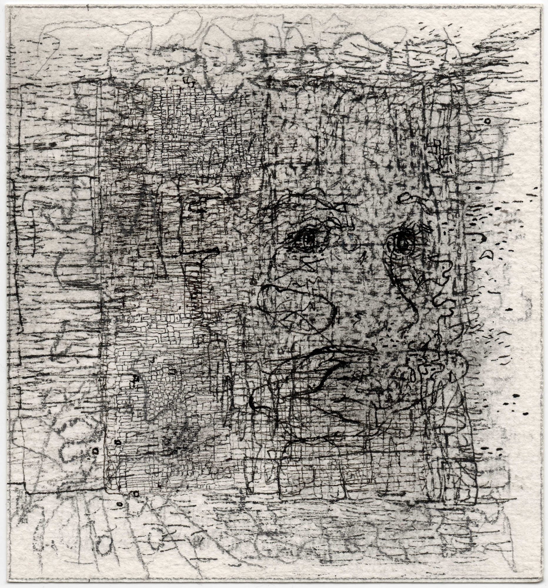 Afternoon Drawing 2008 - 2015 Ink and pencil on paper 5.91 x 5.51 inches (15 x 14 cm) JE 93