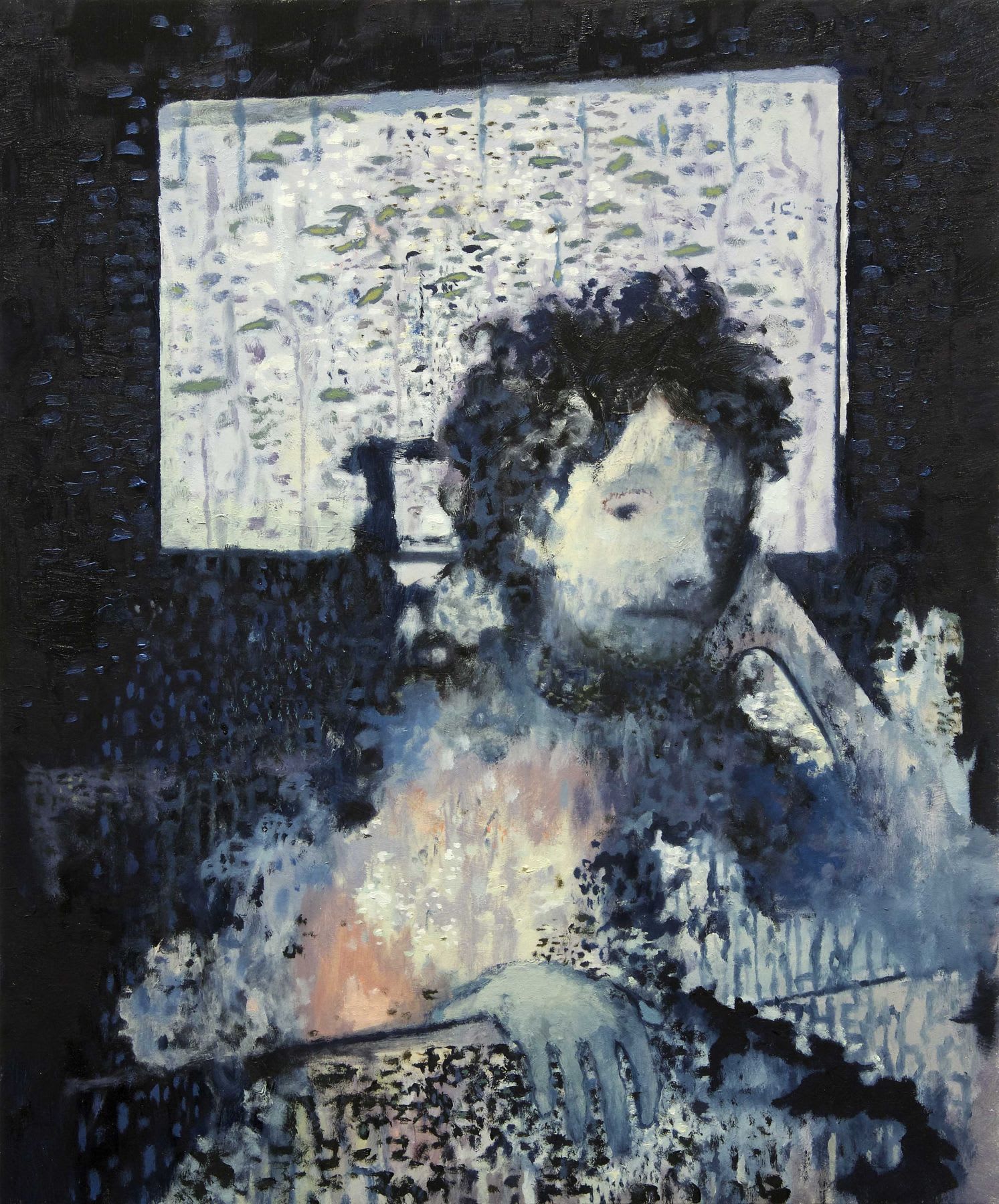 Lists 2014 - 2015 Oil on aluminum 11.81 x 9.84 inches (30 x 25 cm) JE 86