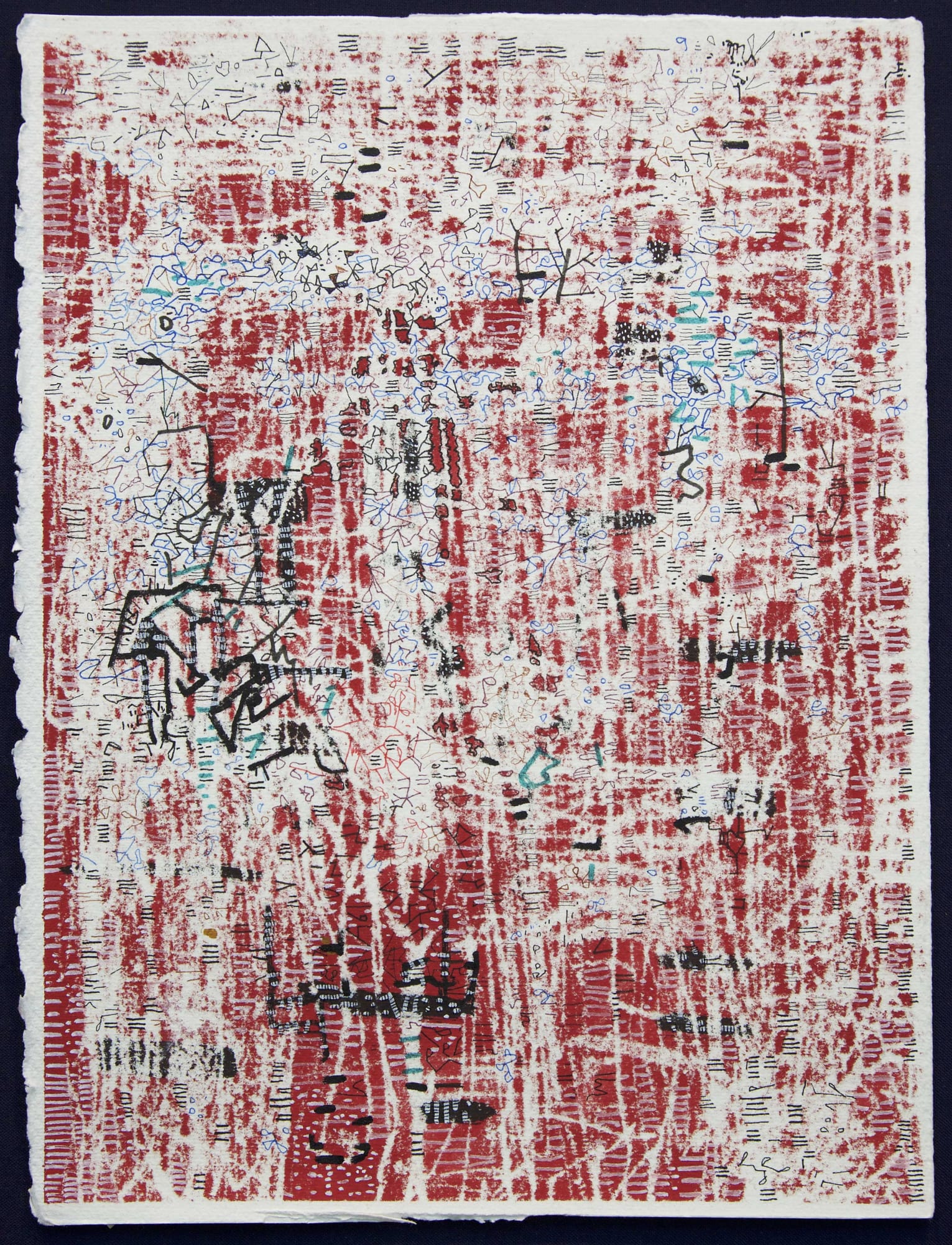 Ruined Diary 2014 - 2015 Ink, gouache and pencil on paper 13.39 x 9.45 inches (34 x 24 cm) JE 92