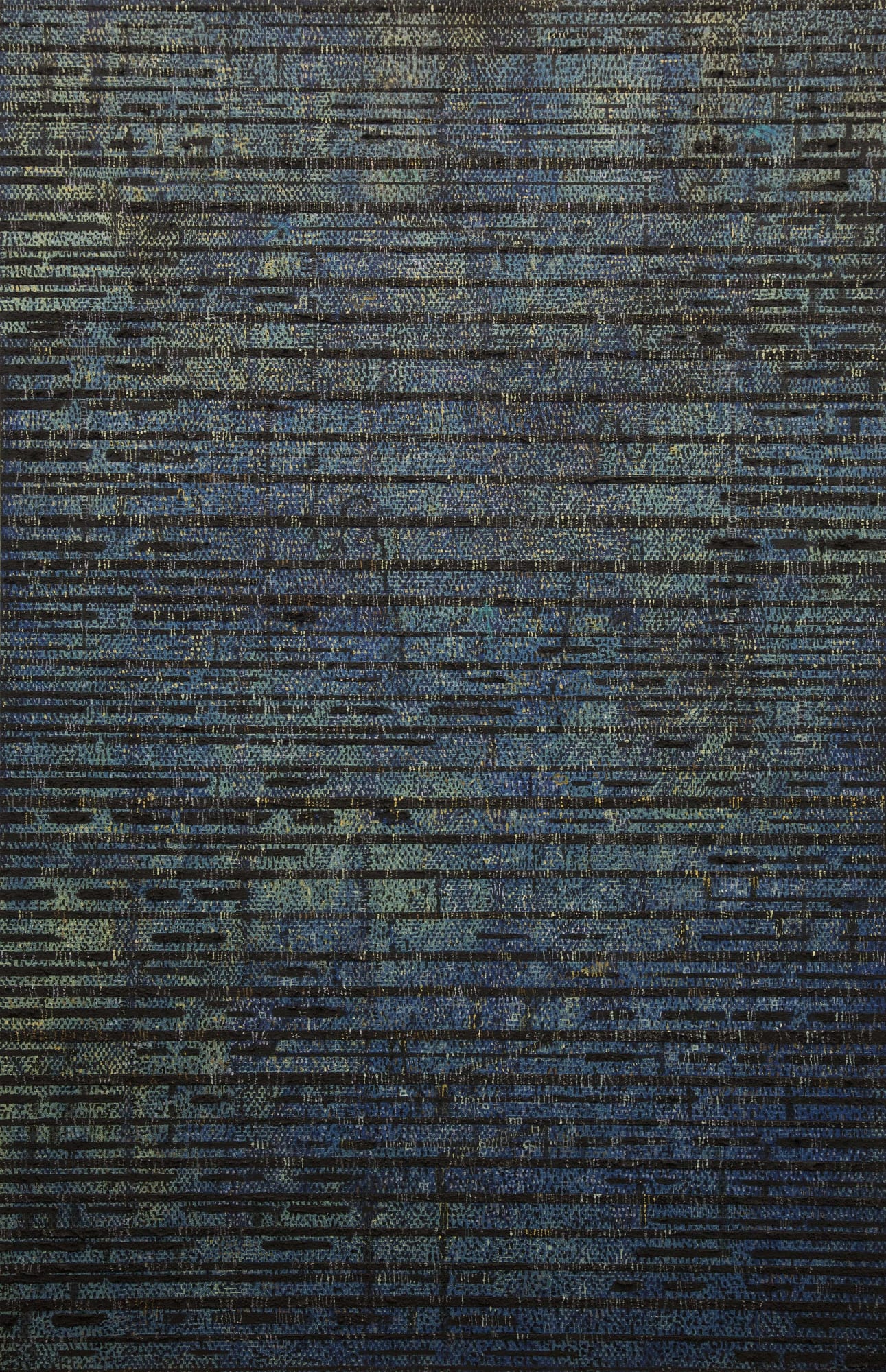 Night Plants 2015 Mixed media on linen 39.37 x 25.59 inches (100 x 65 cm) JE 84