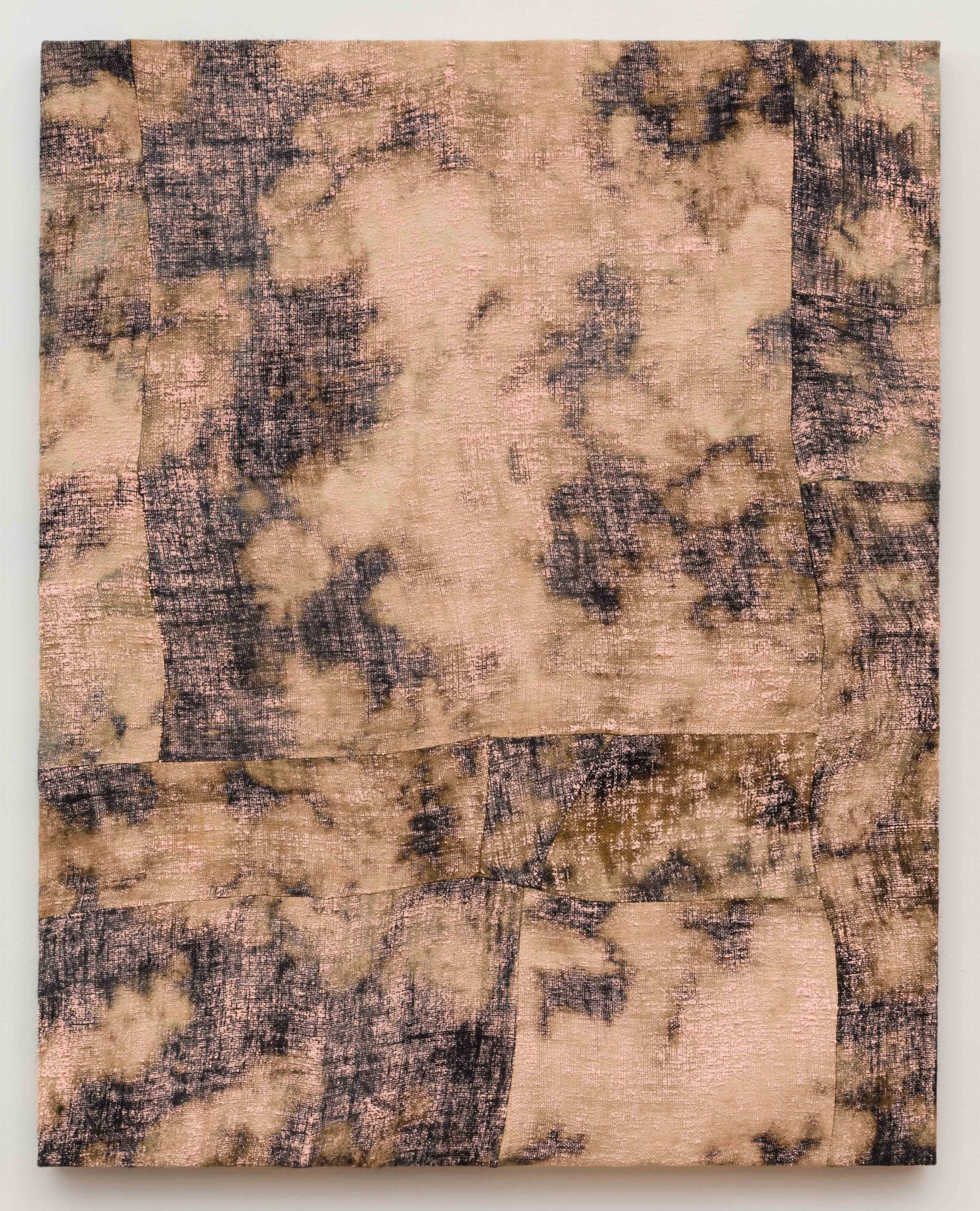 Porosity (Limit of Accommodation) 2015 Acrylic, dye and burlap 60 x 48 inches (152.4 x 121.9 cm) ENe 126