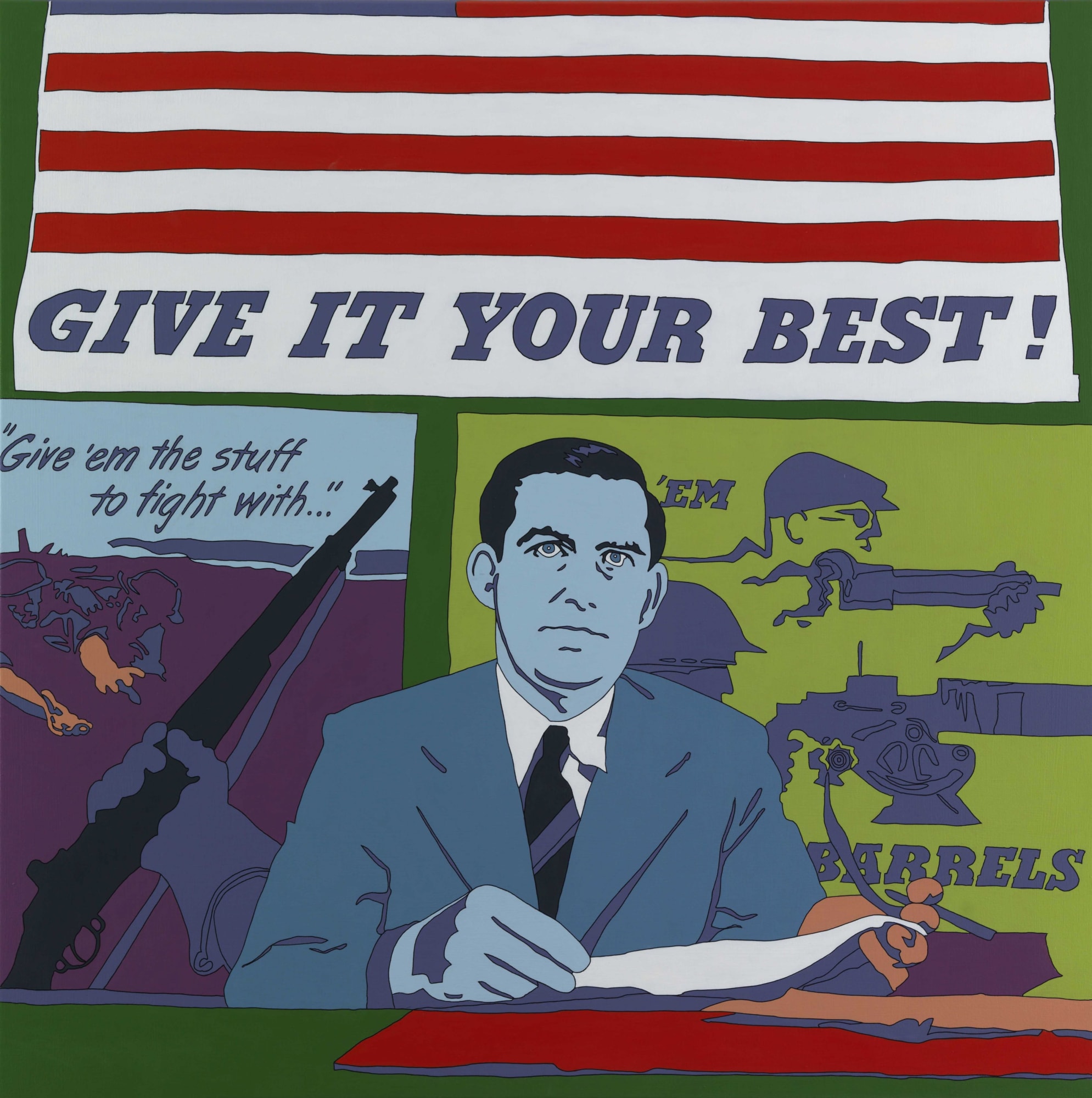 Mr. William E. Warne 2011 Acrylic on canvas 39.4 x 39.4 inches (100 x 100 cm) LRu 14