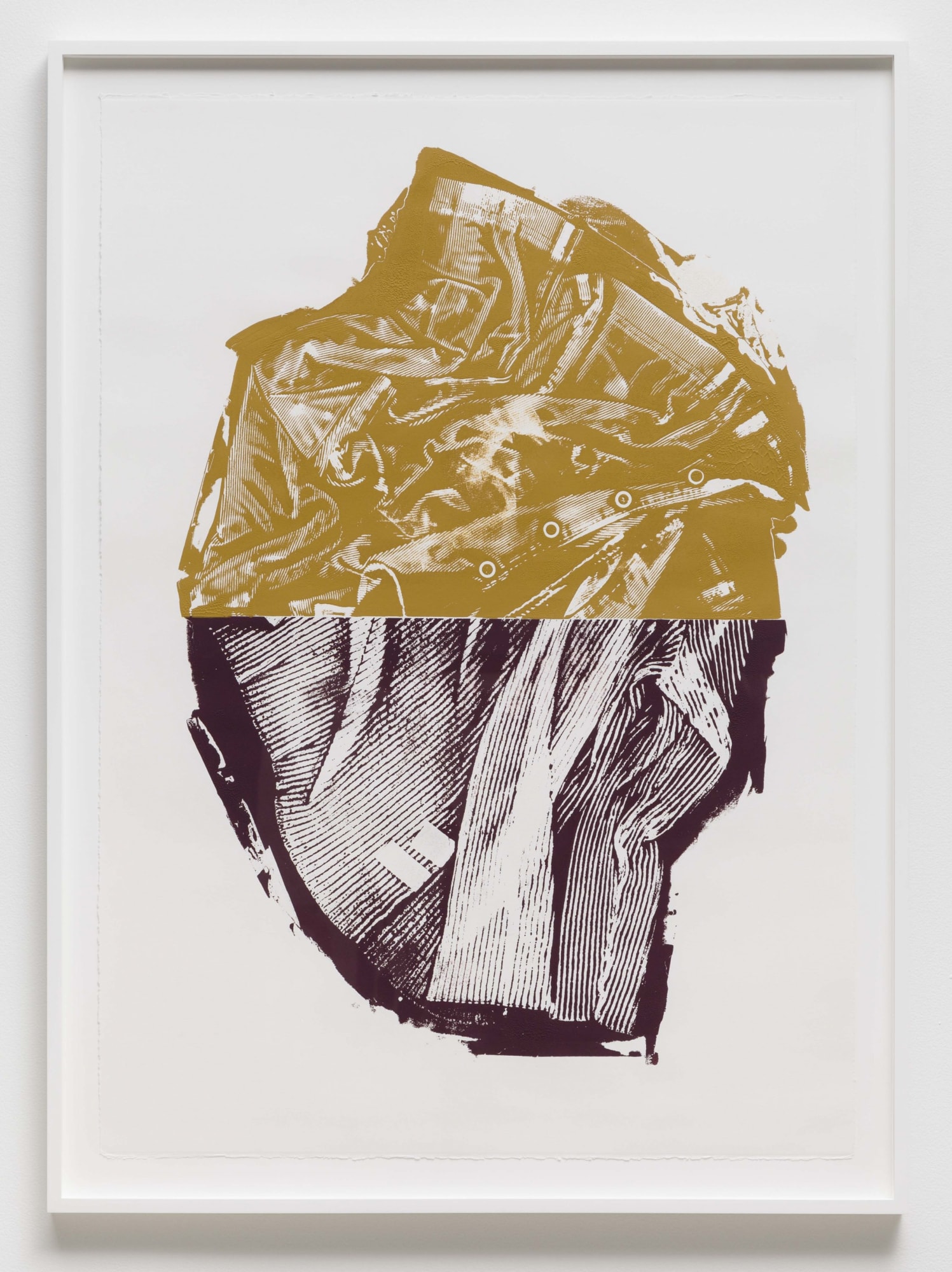 Untitled 2015 Monoprint 41 x 29 inches (104.1 x 73.7 cm) AH 146