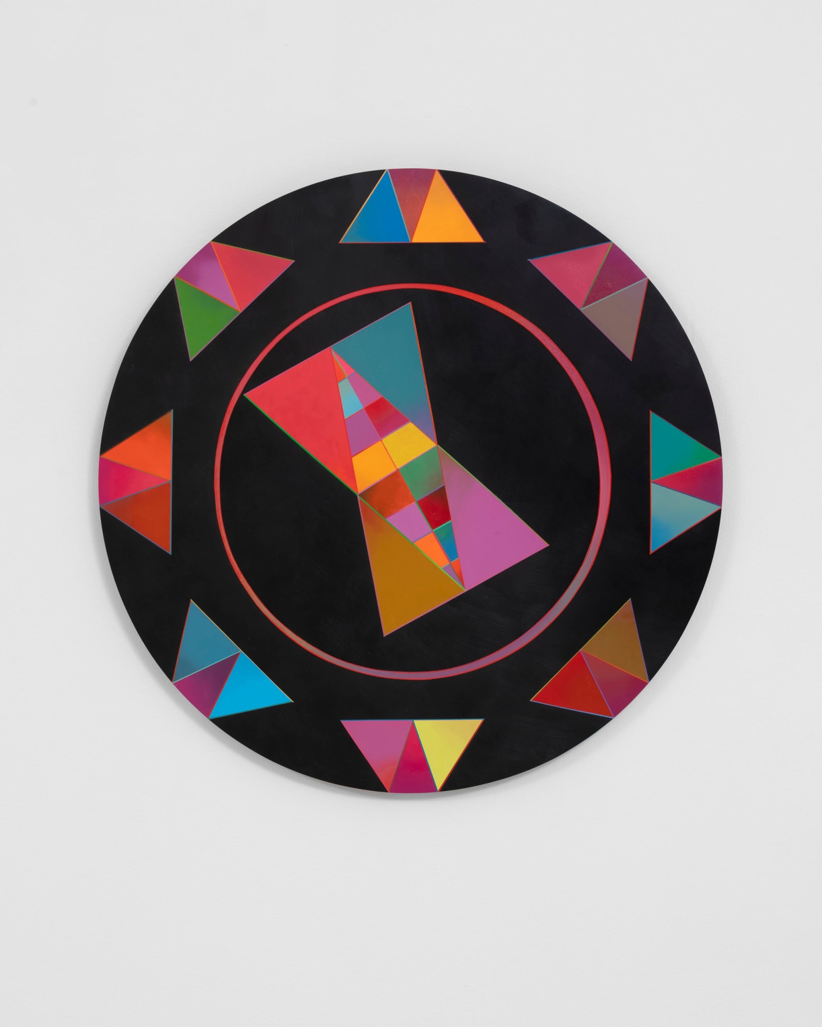 Marilyn Lerner Circle Dancing, 2022 Oil / wood 26 x 26 in 66 x 66 cm