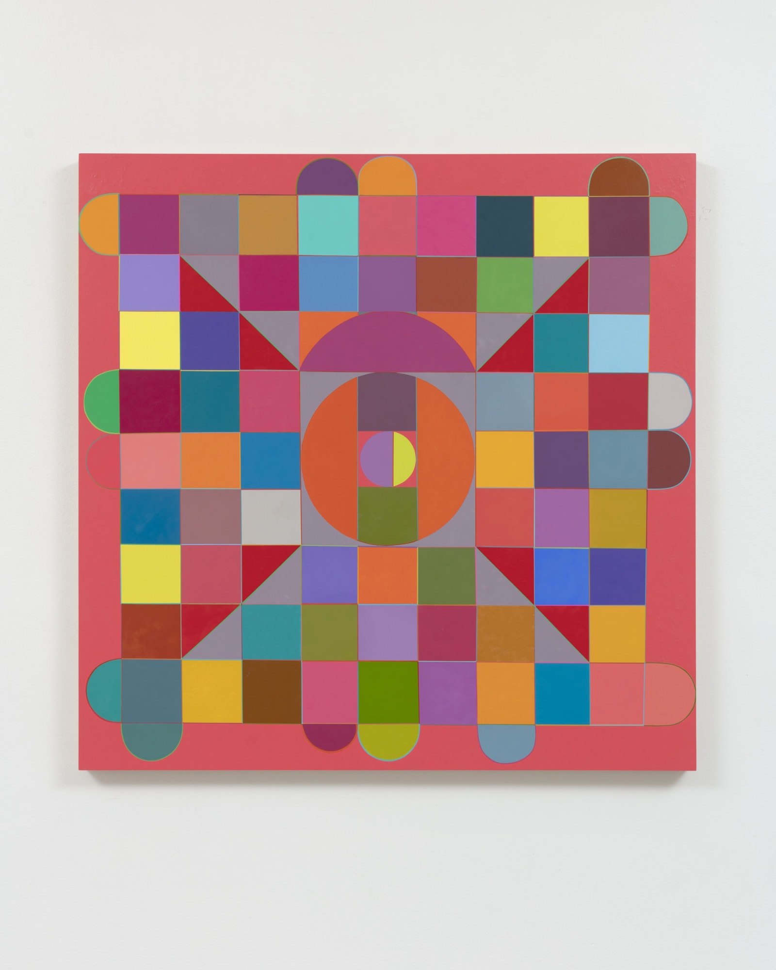 Marilyn Lerner A Lesson to Be Learned, 2022 Oil / wood 36 x 36 in (91.4 x 91.4 cm)