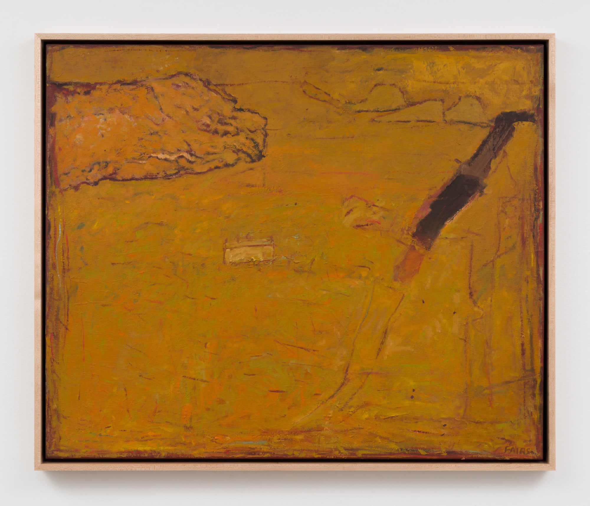 Untitled, c. 1970's Oil, oil stick on canvas 30 x 36 in 76.2 x 91.4 cm (TF 214)