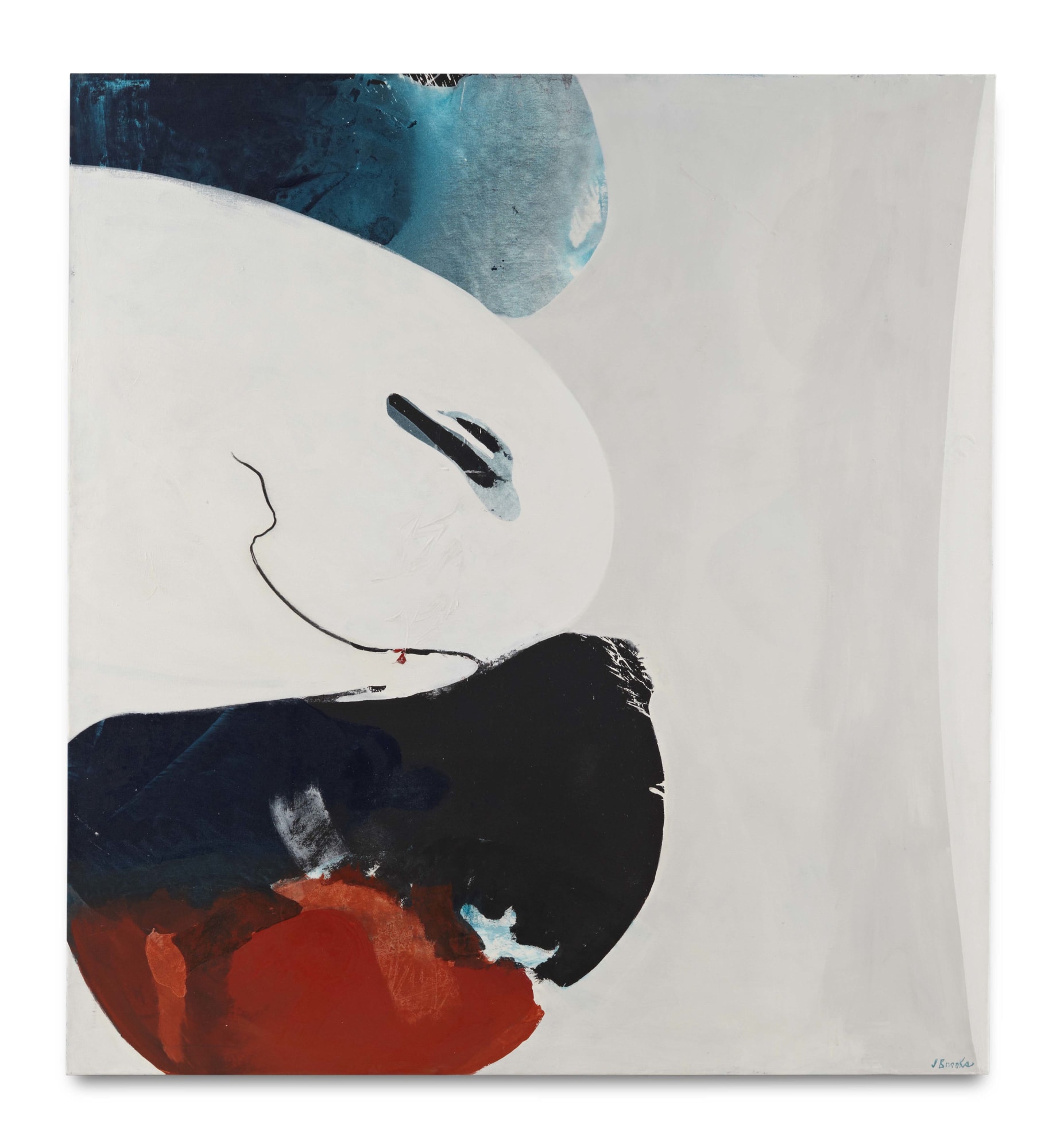 Yarboro, 1972 Acrylic on canvas 80 x 74 inches (203.2 x 188 cm)