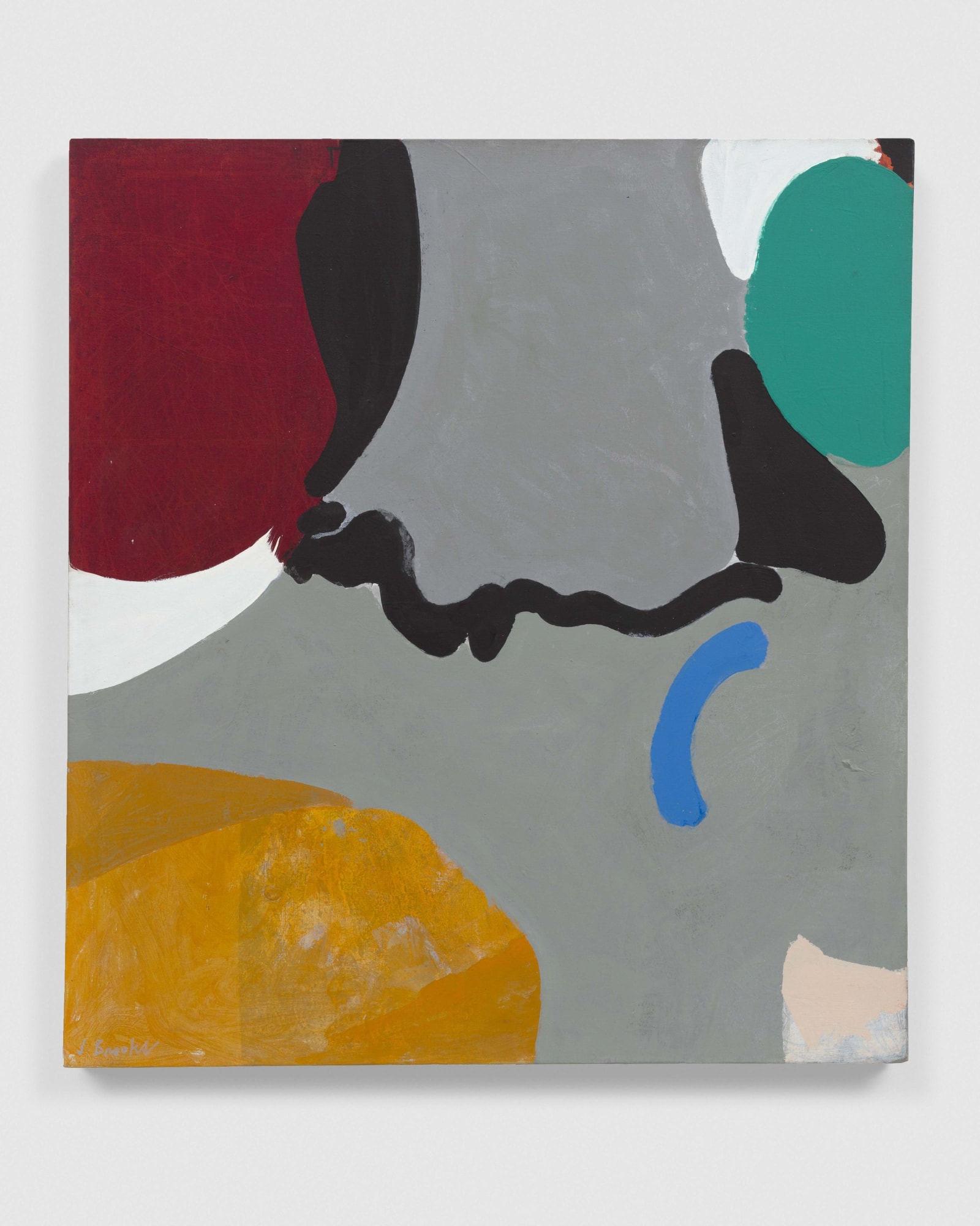 Obbie, 1973 Acrylic on canvas 44 x 40 inches (111.8 x 101.6 cm)