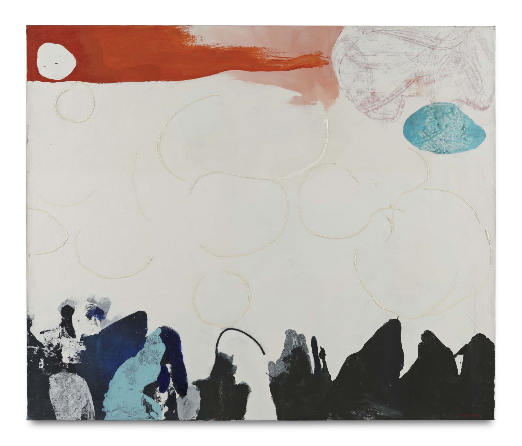 Brandon, 1978 Acrylic on canvas 64 x 76 inches (162.6 x 193 cm)