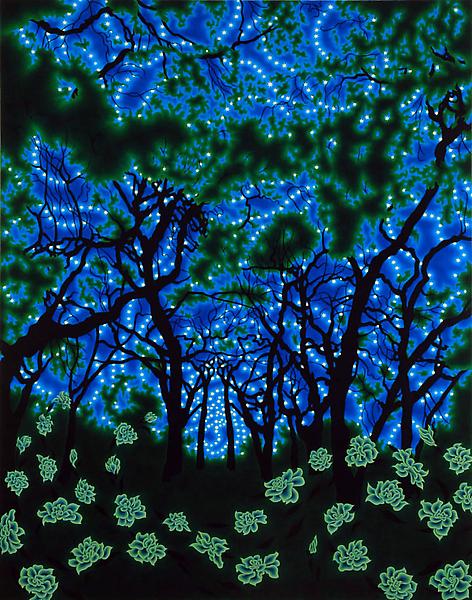 Gardenia Dream, 2007 alkyd on canvas 38 x 30 inches (96.5 x 76.2 cm) Private Collection