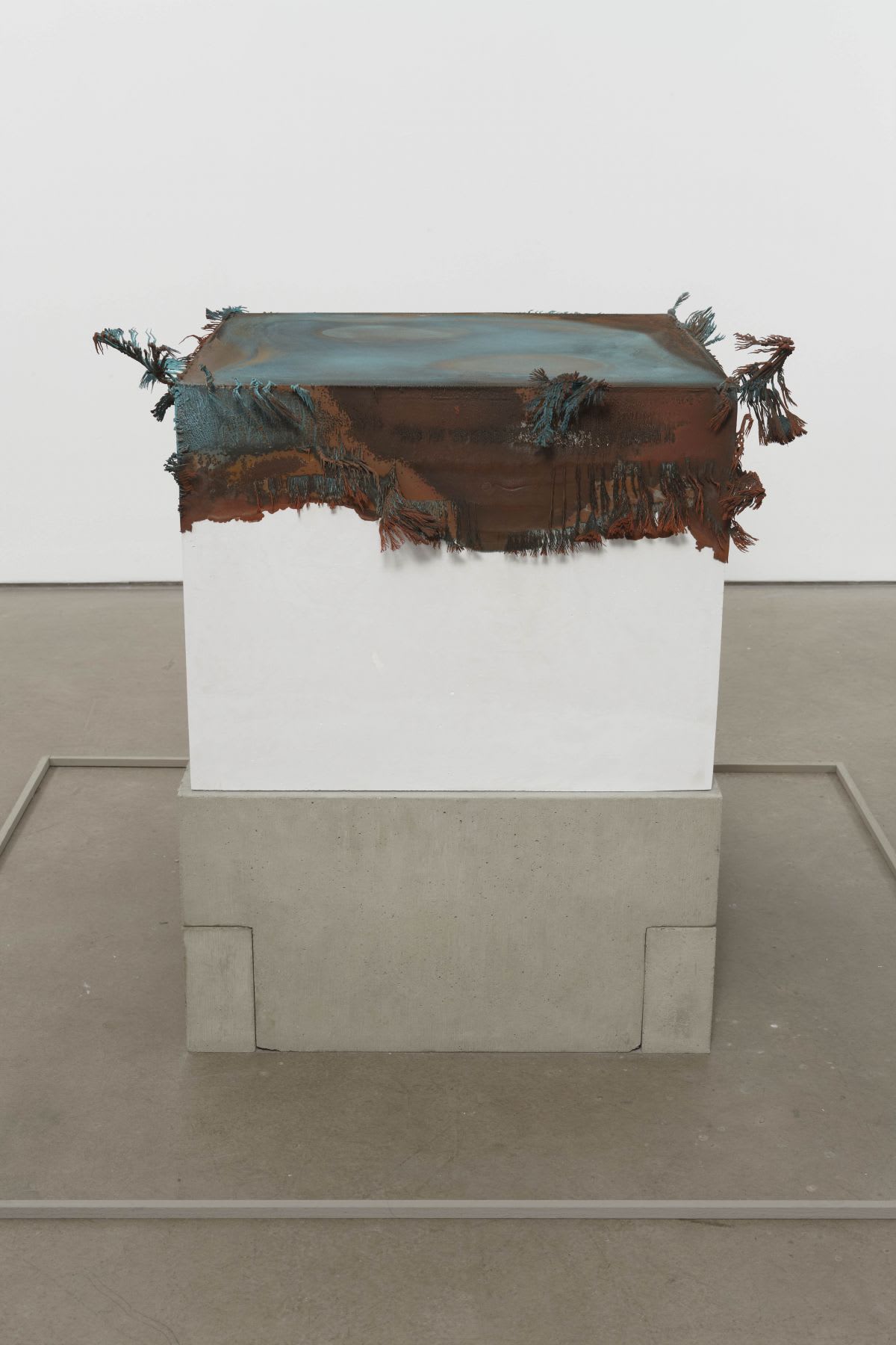 Plated Plane 2 2009-10 Copper on plaster 18 x 24 x 24 inches (45.7 x 61 x 61 cm) HB 20