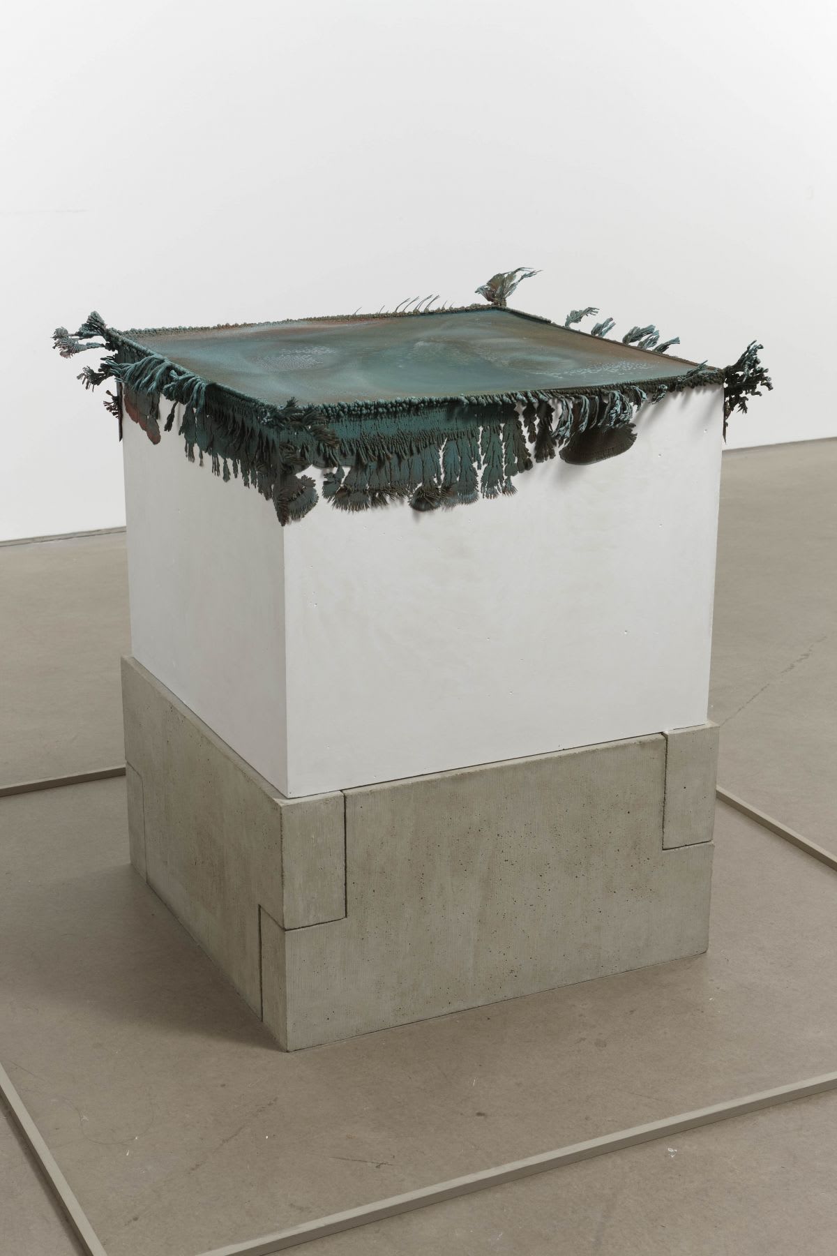 Plated Plane 1 2009-10 Copper on plaster 18 x 24 x 24 inches (45.7 x 61 x 61 cm) HB 19