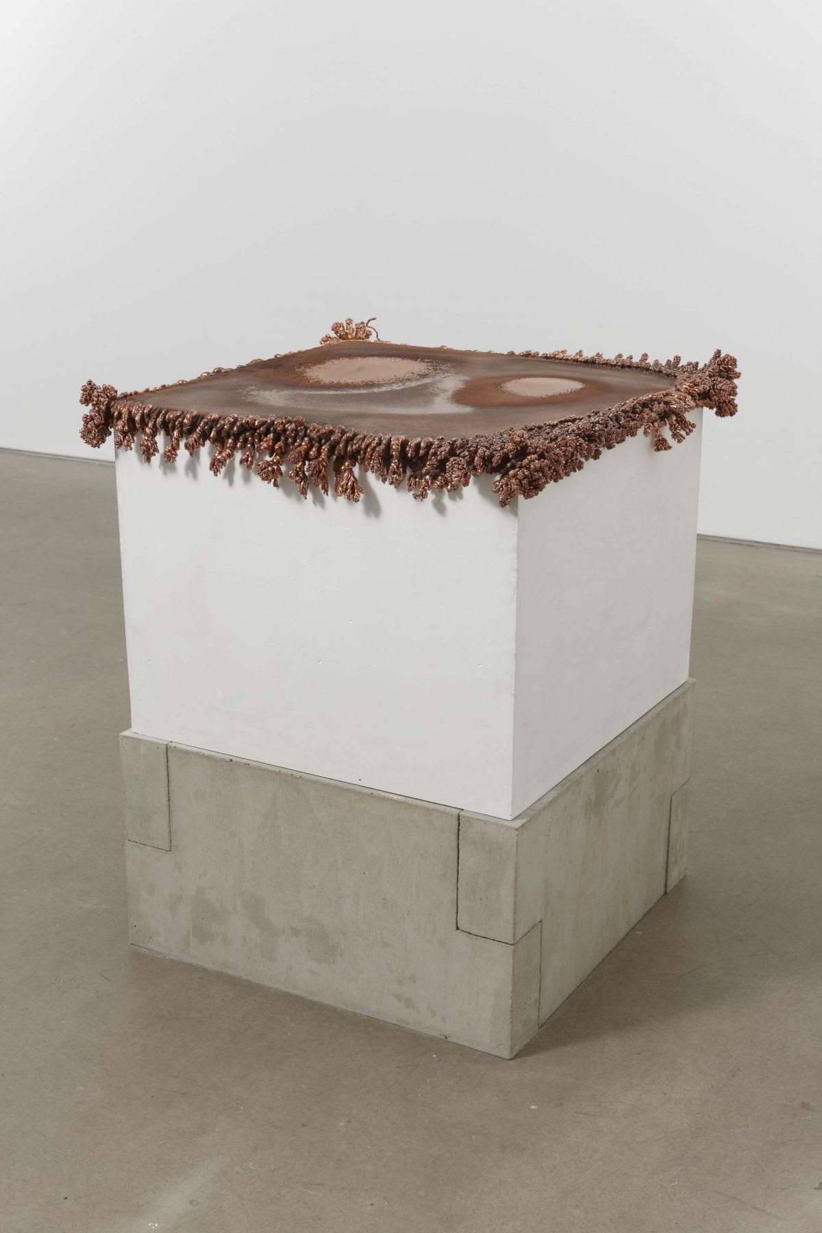 Plated Plane 3 2009-10 Copper on plaster 18 x 24 x 24 inches (45.7 x 61 x 61 cm) HB 21