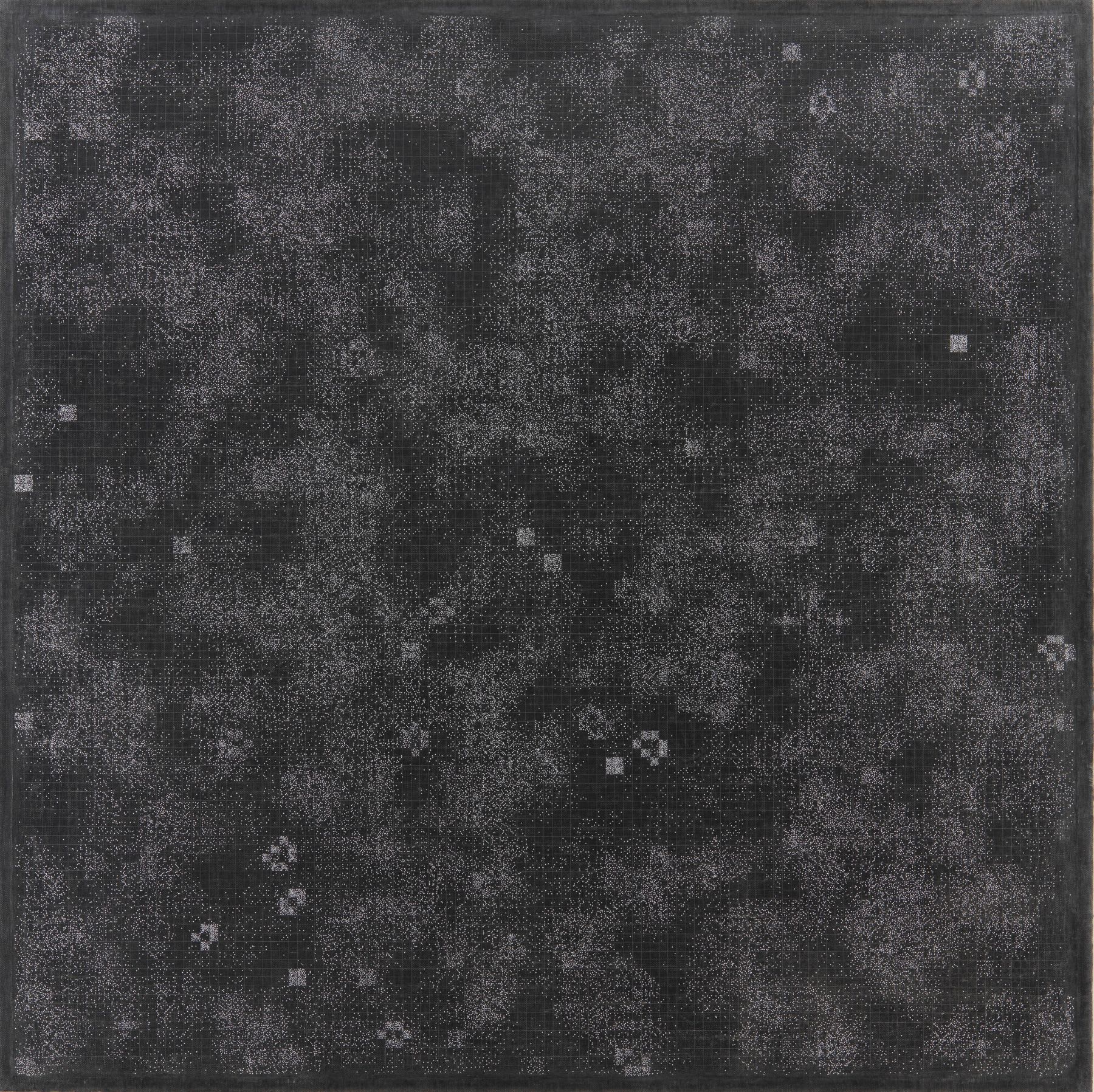 Game of Life 2009 Acrylic on graphite ground on linen on panel 62 x 62 inches (157.5 x 157.5 cm) HB 16