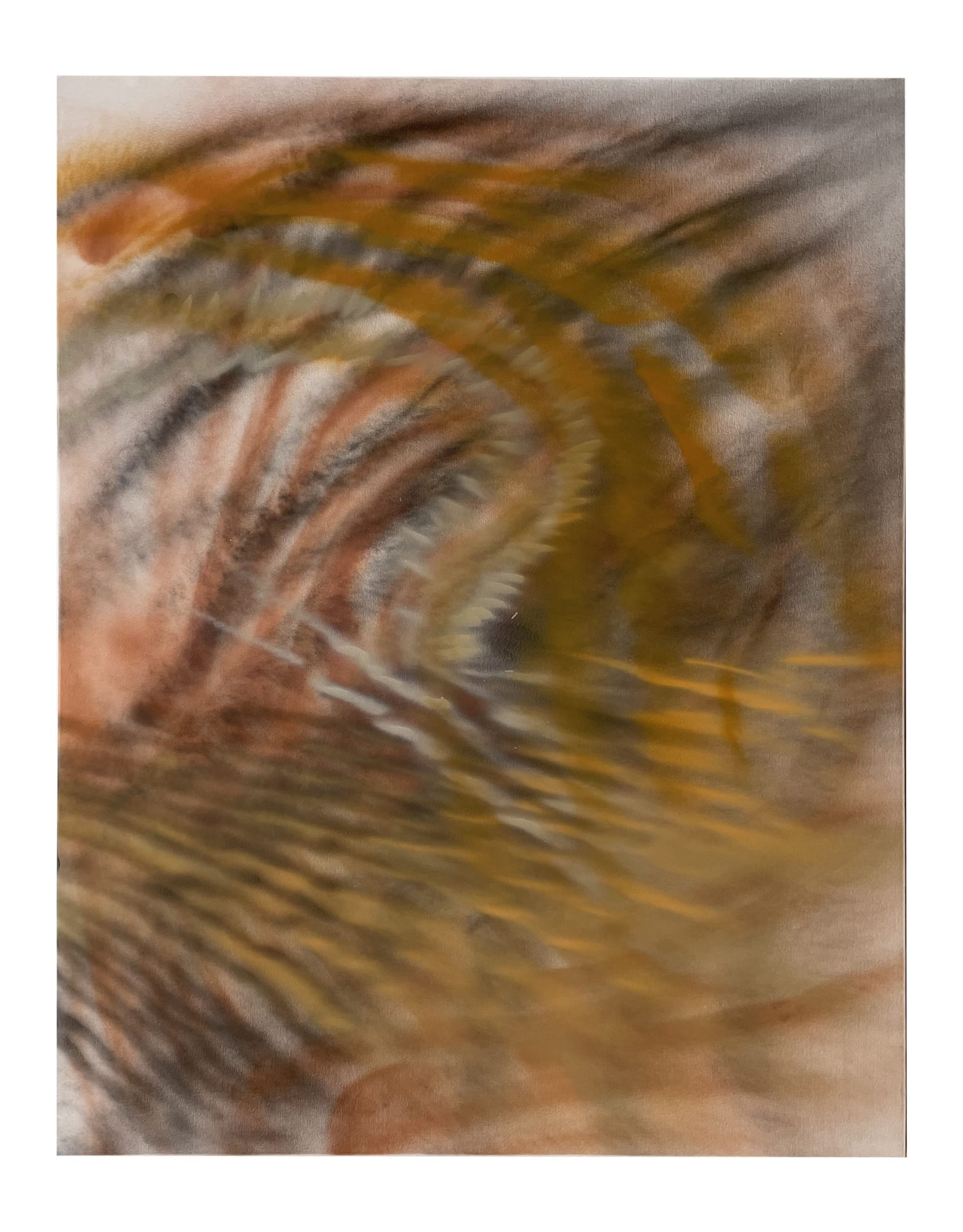 Andrea Marie Breiling Warm Craw, 2021 Aerosol spray on canvas 60 x 48 in 152.4 x 121.9 cm Private Collection