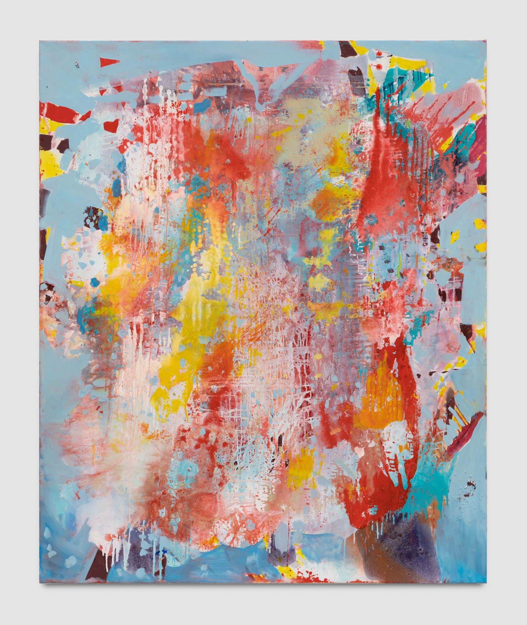 Cosmic Cave, 2019 Oil and mica on linen 79 x 65 inches (200.7 x 165.1 cm) Private Collection