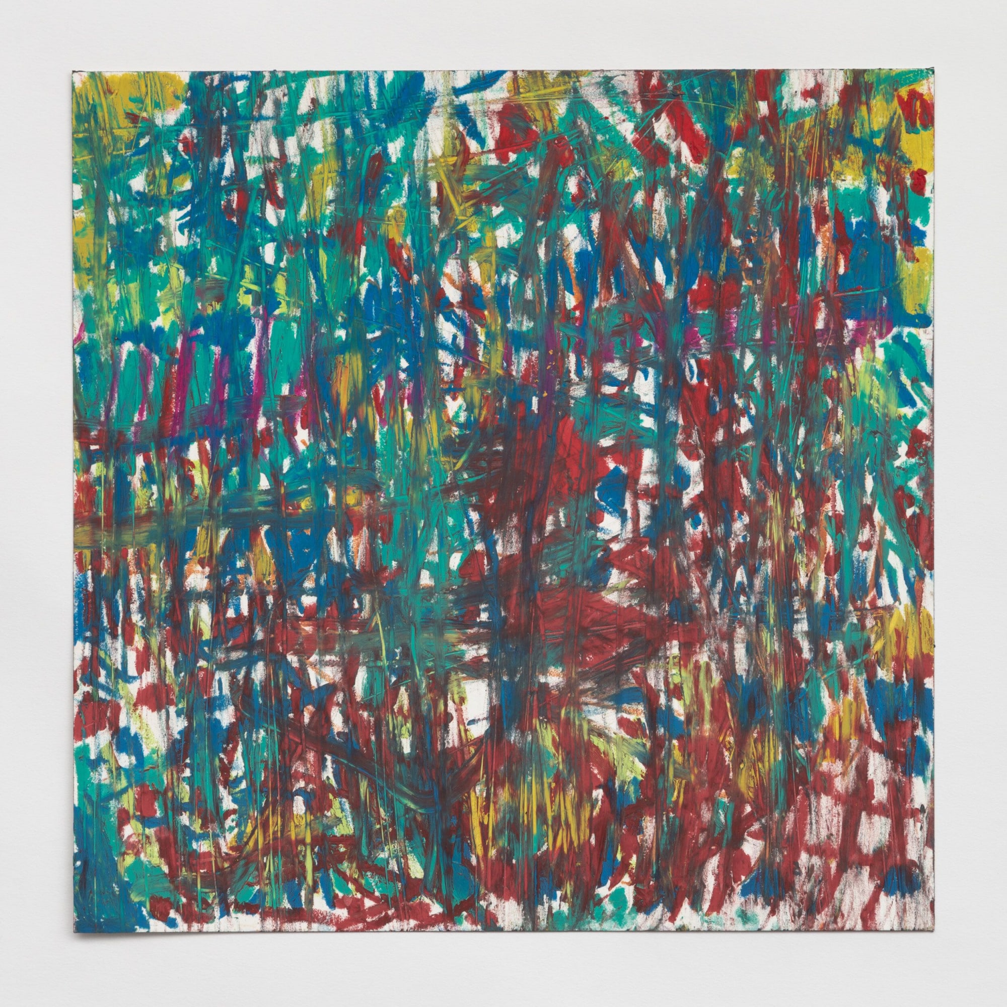 Untitled, 2019 Oil pastel on paper 12 x 12 inches (30.5 x 30.5 cm) Private Collection