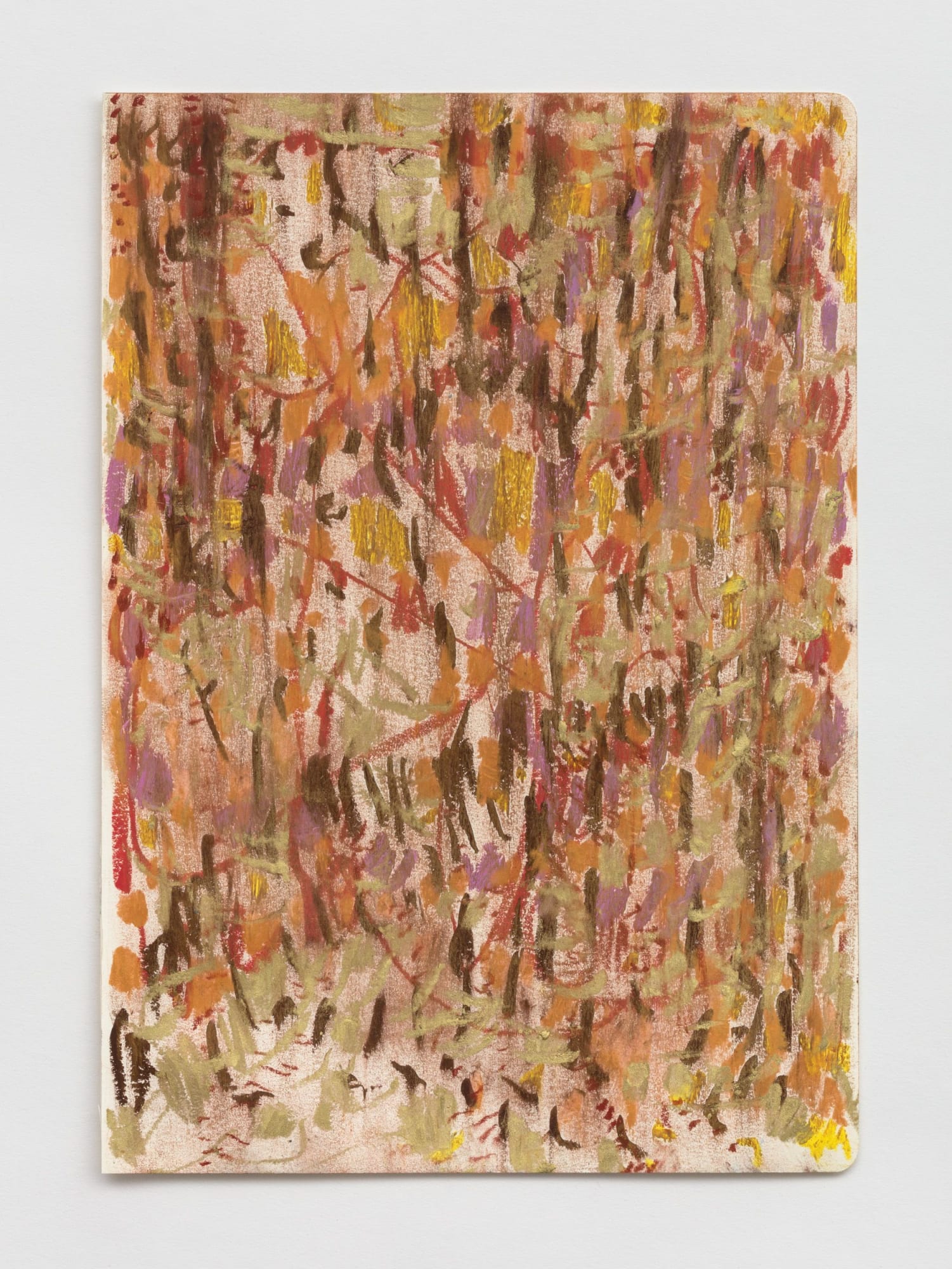 Untitled, 2019 Oil pastel on paper 11 3/4 x 8 1/4 inches (29.8 x 21 cm) Private Collection