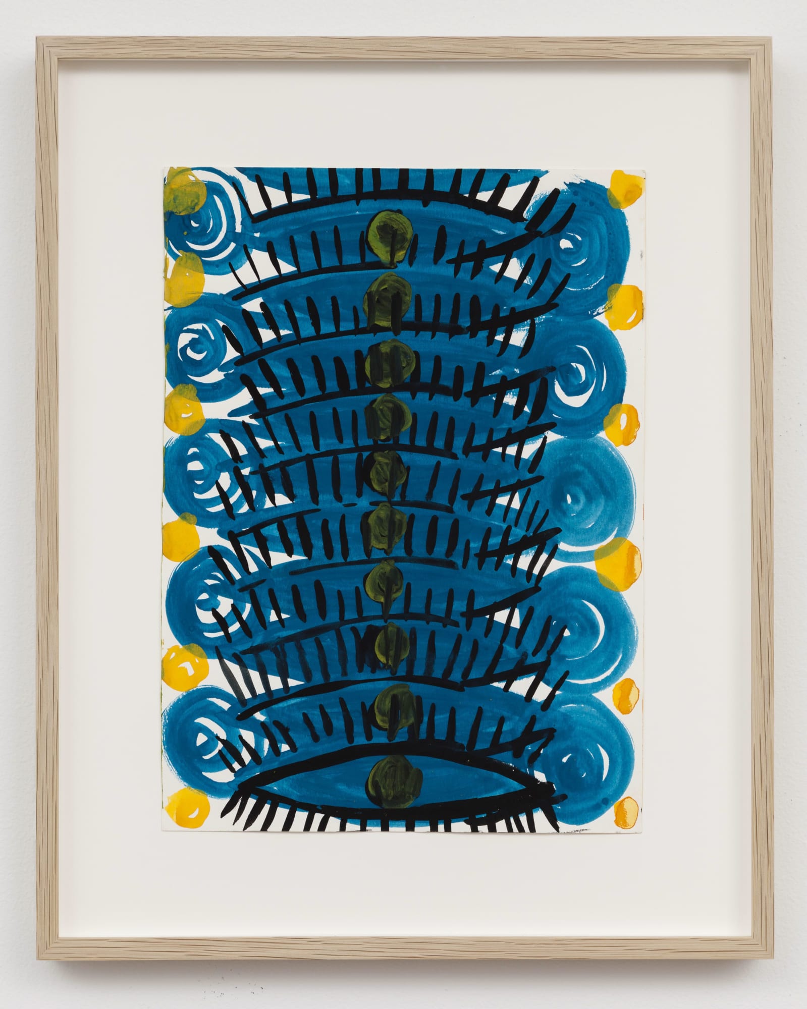 Untitled, 1989 Acrylic and gouache on paper 16 x 12 inches (40.6 x 30.5 cm) Private Collection