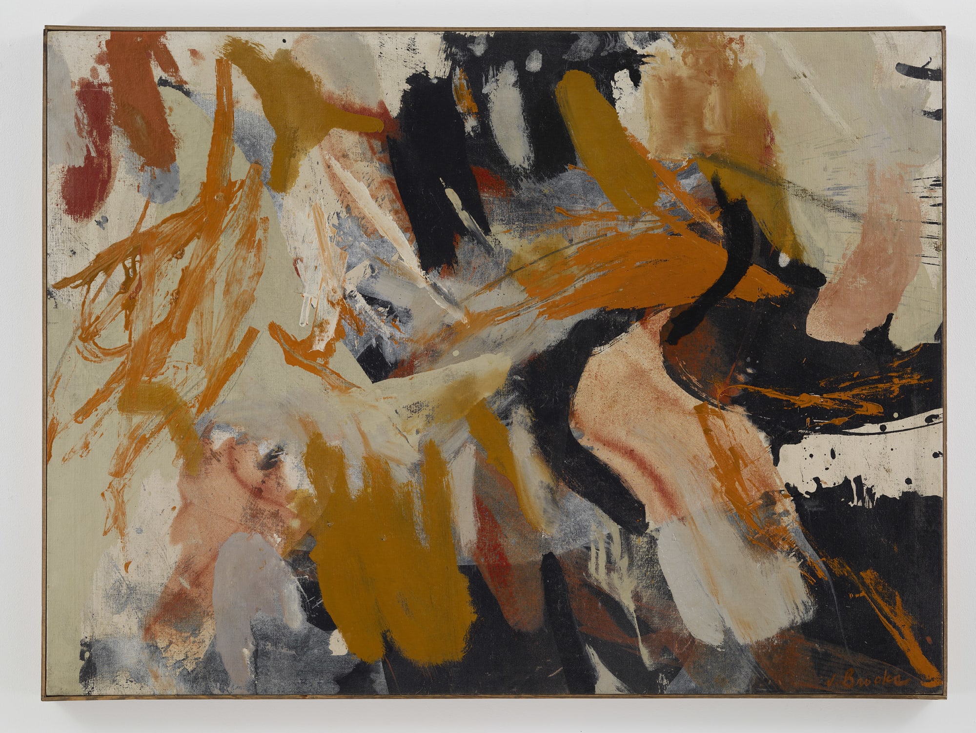 Garamond, 1958 Oil on cotton duck 37 x 50 inches (94 x 127 cm)
