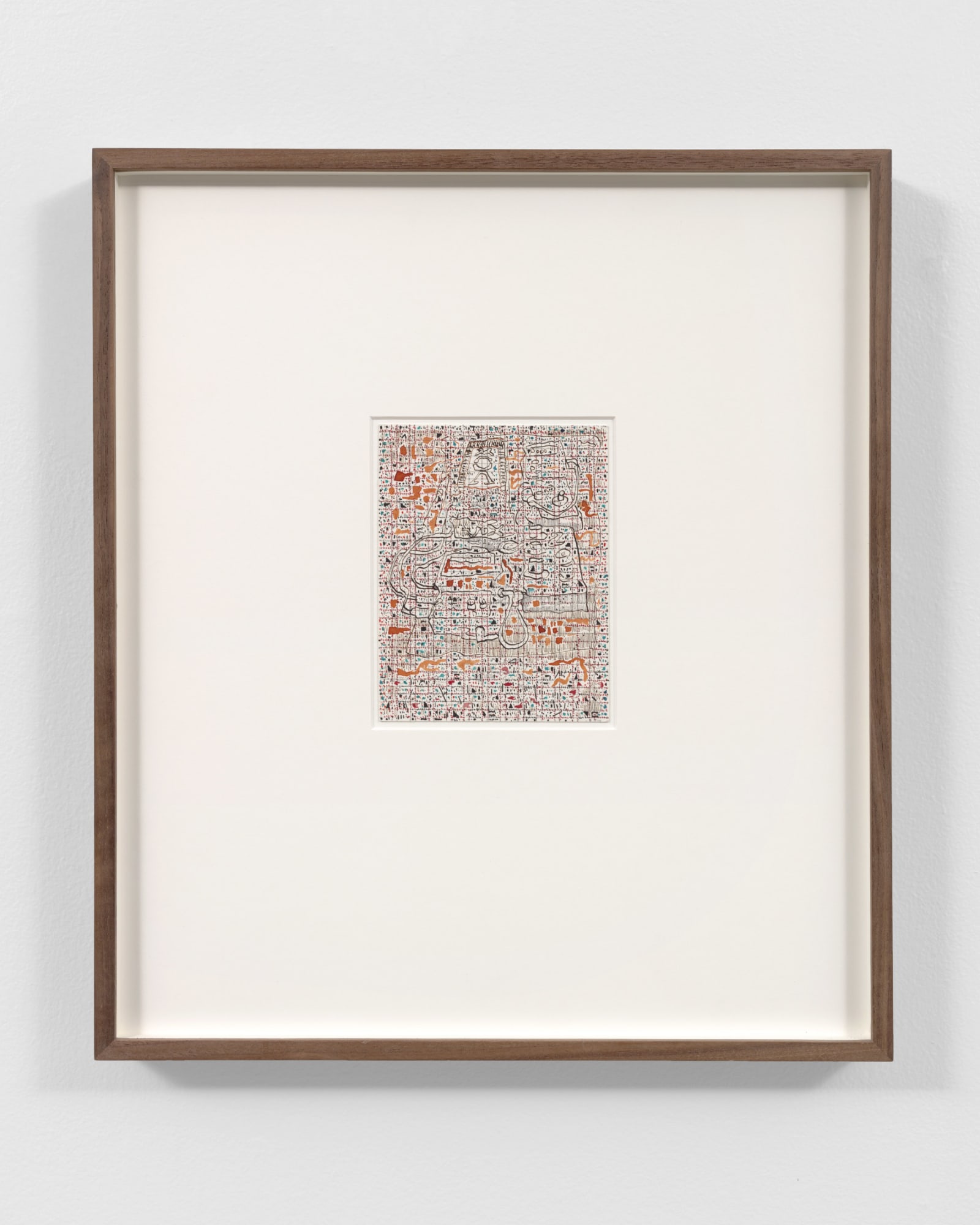 Pedals, 2018 Ink, gouache, and pencil on paper 4.5 x 3.5 inches (11.5 x 8.9 cm) Private Collection