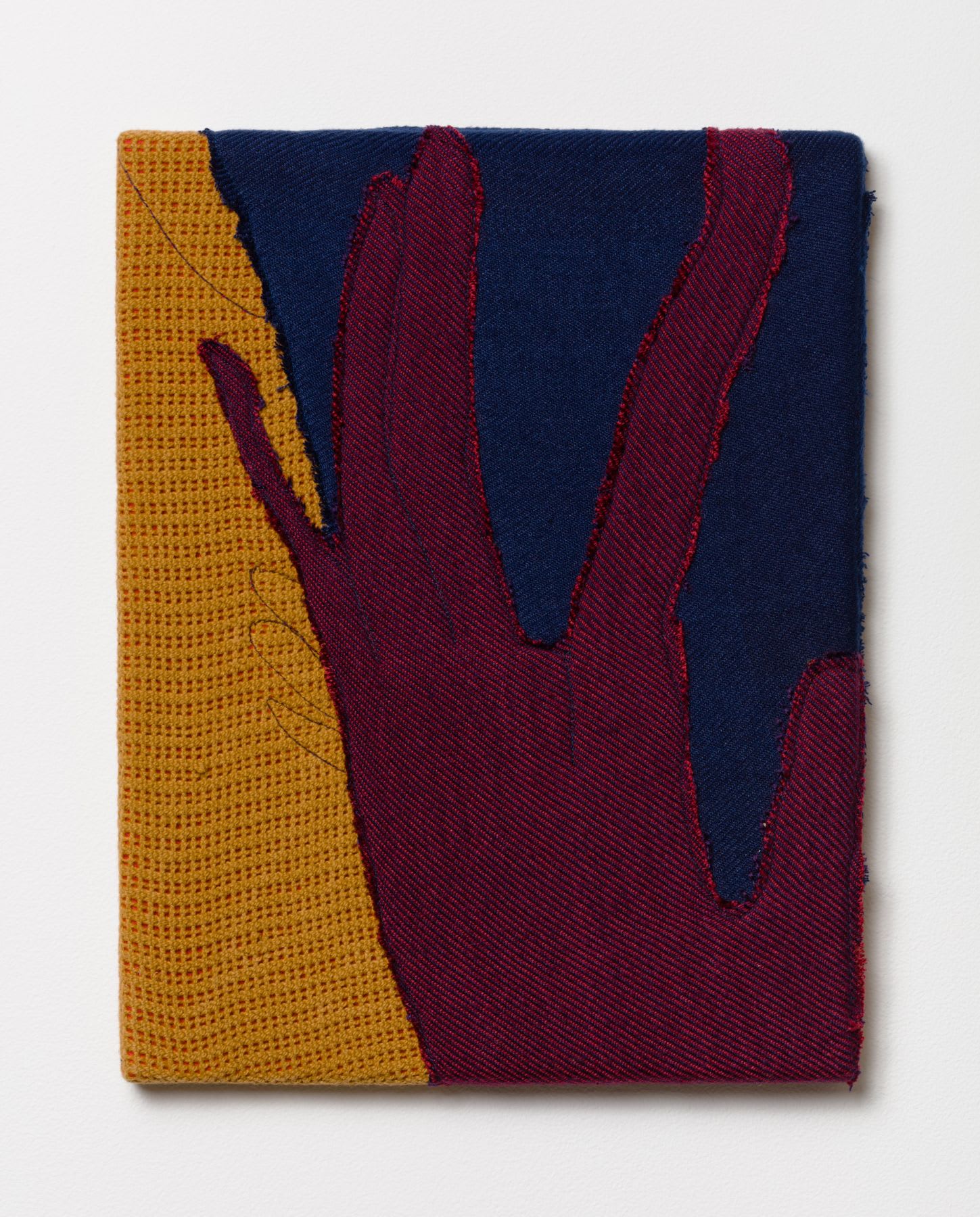 Alessandro Teoldi Untitled (Lasker Airways, American Airlines and British Airways) 2017 Airline inflight blankets 14 x 11 inches (27.9 x 35.6 cm) AlTe 22