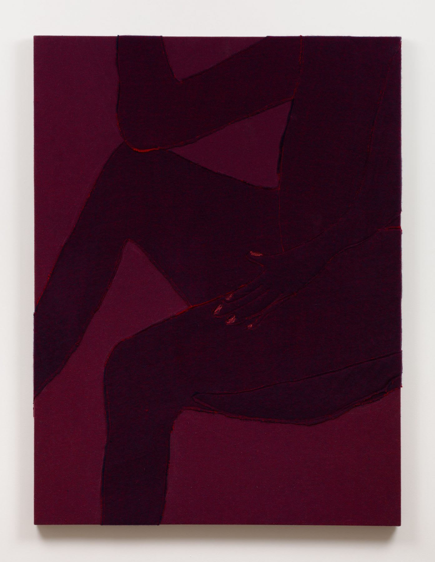 Alessandro Teoldi Untitled (American Airlines and Avianca) 2017 Airline inflight blankets 48 x 36 inches (91.4 x 121.9 cm) AlTe 23