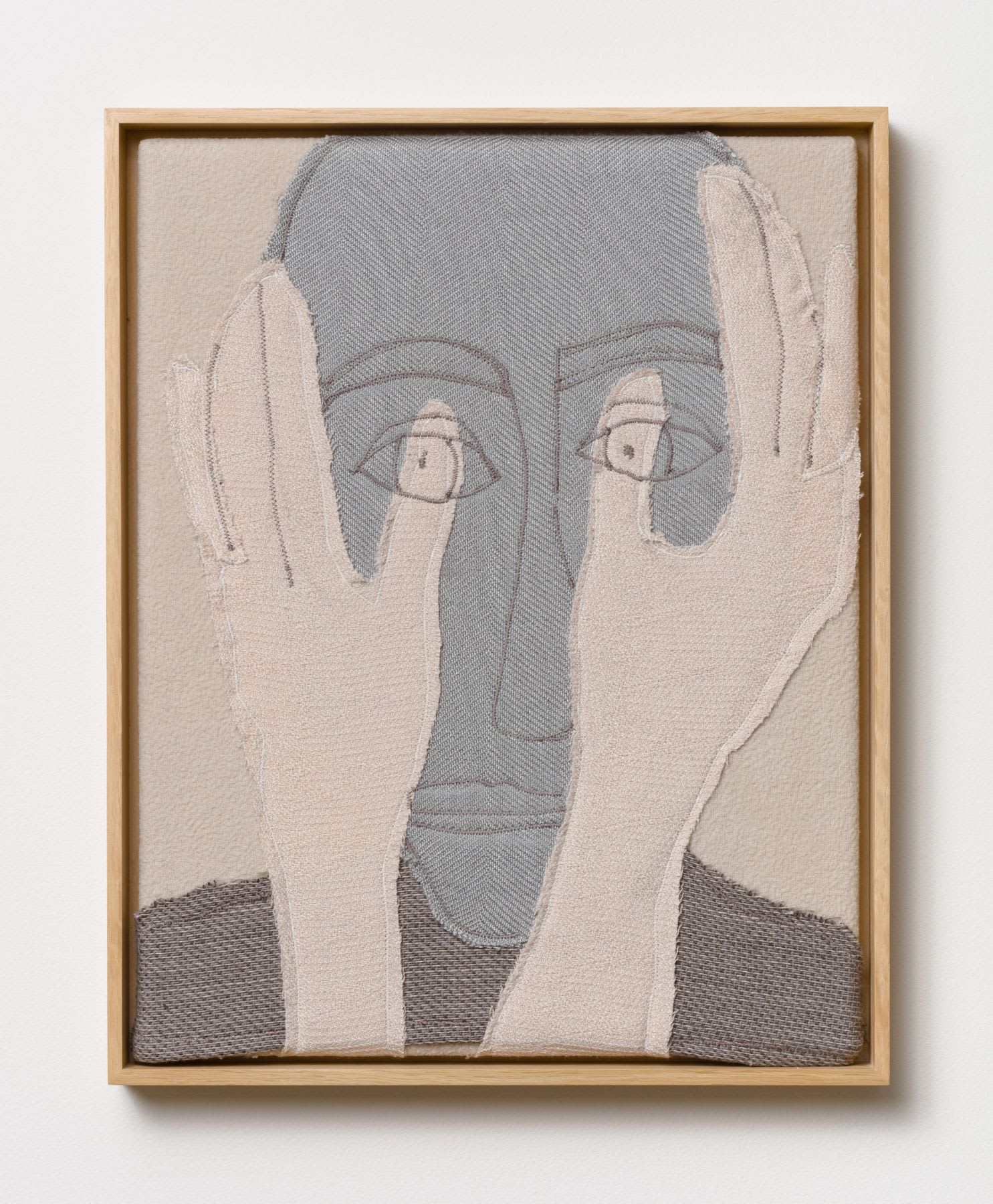 Alessandro Teoldi Untitled (Airfrance, Delta, Northwest and Emirates) 2016 Airline inflight blankets, framed 14 x 11 inches (35.6 x 27.9 cm) AlTe 5