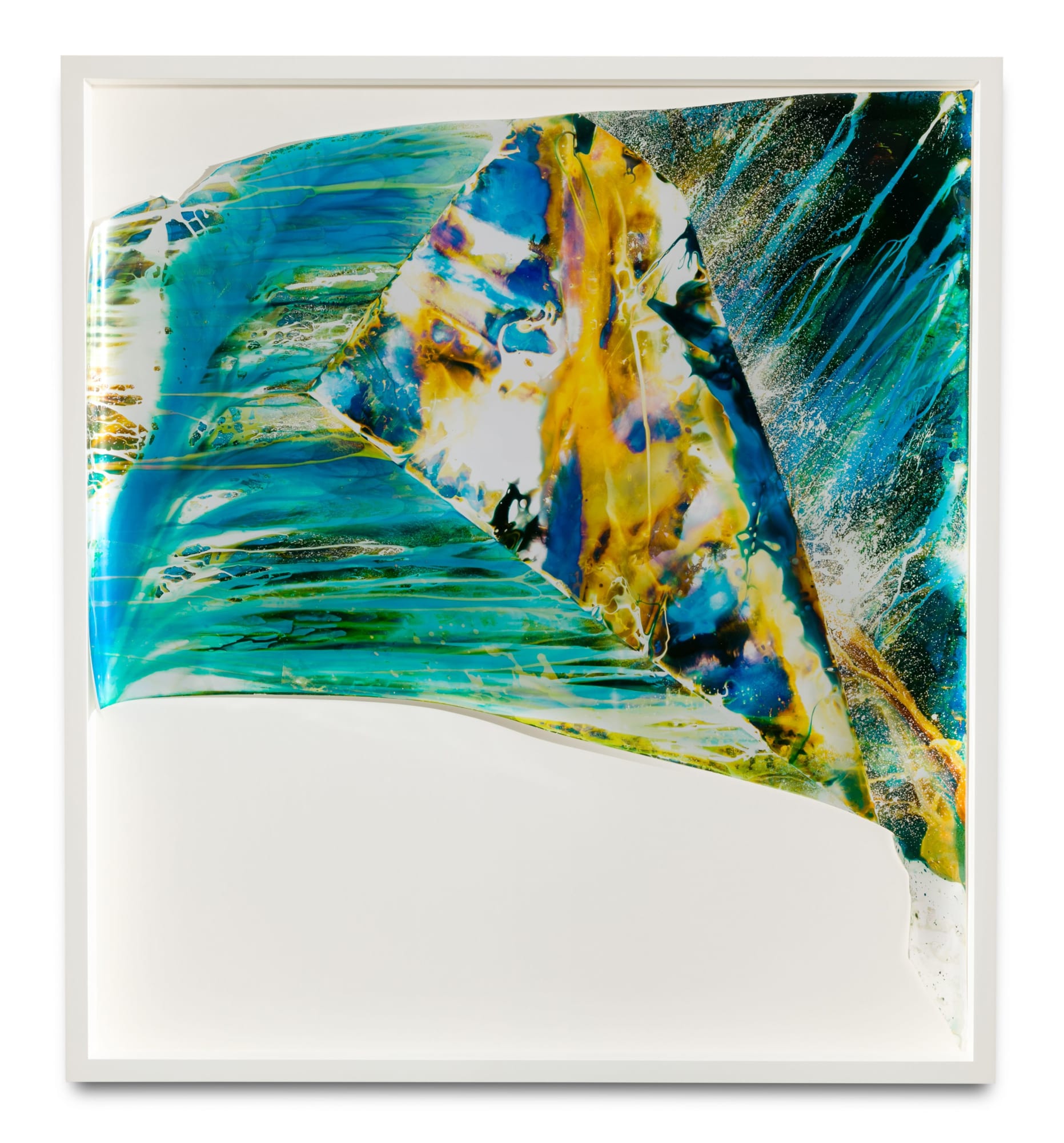 Mariah Robertson 303 2016 Unique chemical treatment on RA-4 paper 46 x 50 inches (116.8 x 127 cm) MRo 57