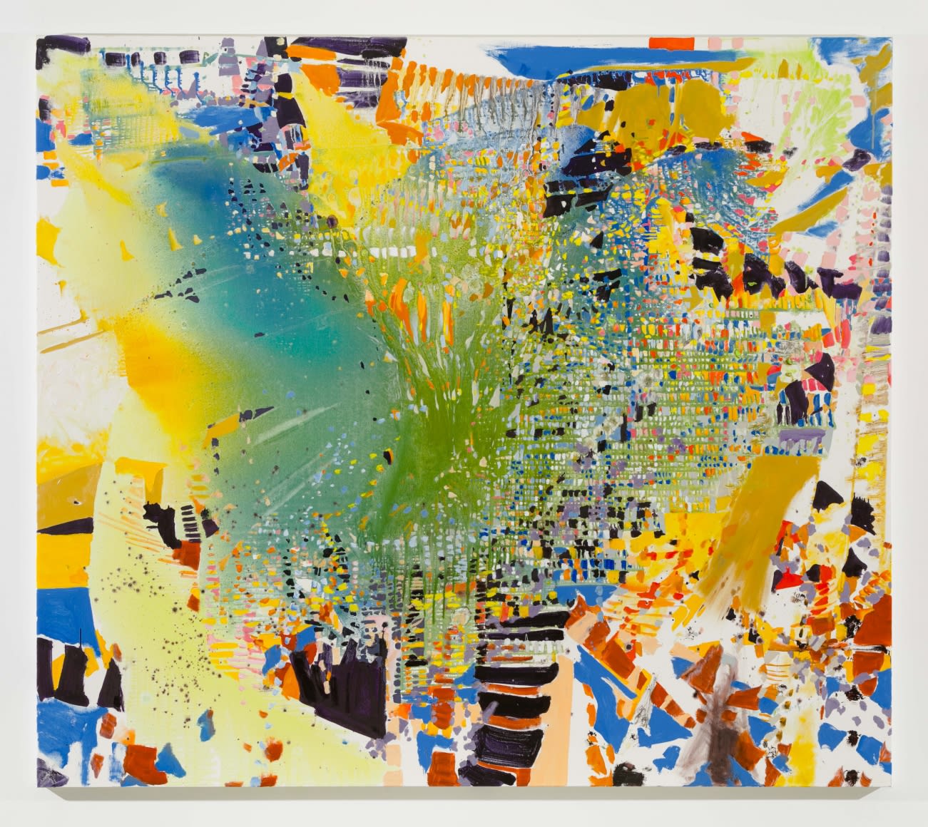 Jackie Saccoccio Portrait (Nabokov) 2017 Oil and mica on linen 79 x 90 inches (200.7 x 228.6 cm) JSa 326