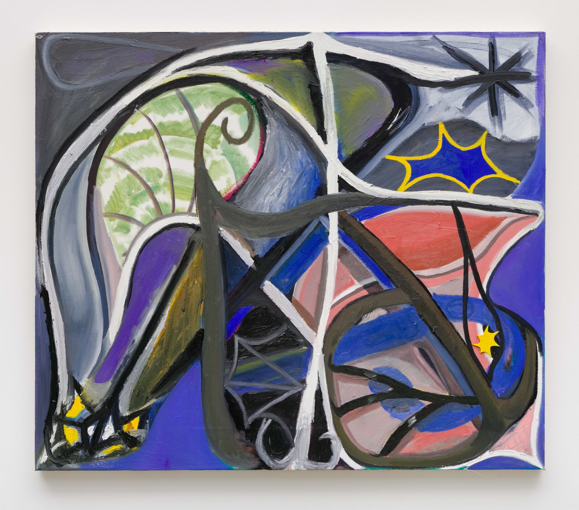 Sean Steadman Cat 2016 Oil on canvas 33.86 x 28.74 x 1.18 inches (86 x 73 x 3 cm) SSt 4