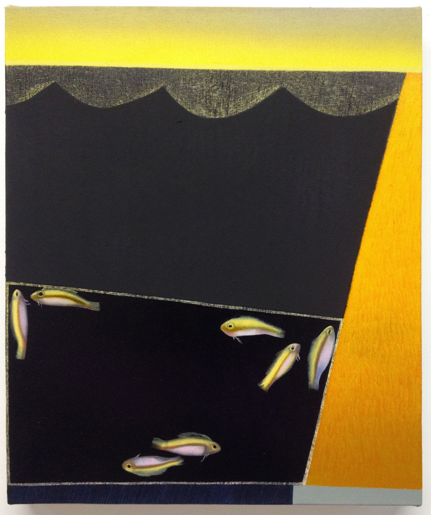 Veronika Pausova Ocean 2017 Oil on canvas 15 x 18 inches (38.1 x 45.7 cm) VP 4