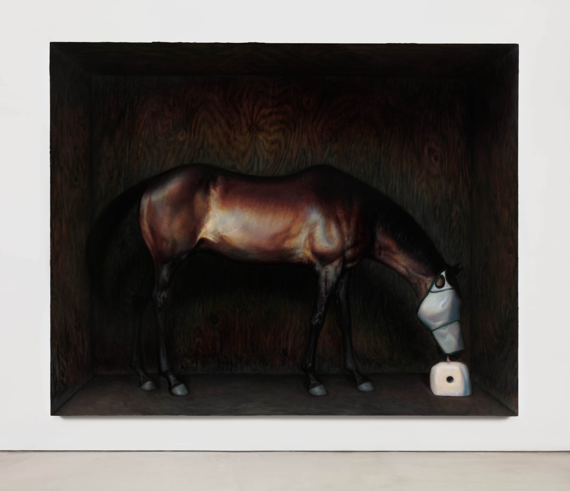 TM Davy horse (xox) 2016 Oil on linen 79 x 99 inches (200.7 x 251.5 cm) TMD 231