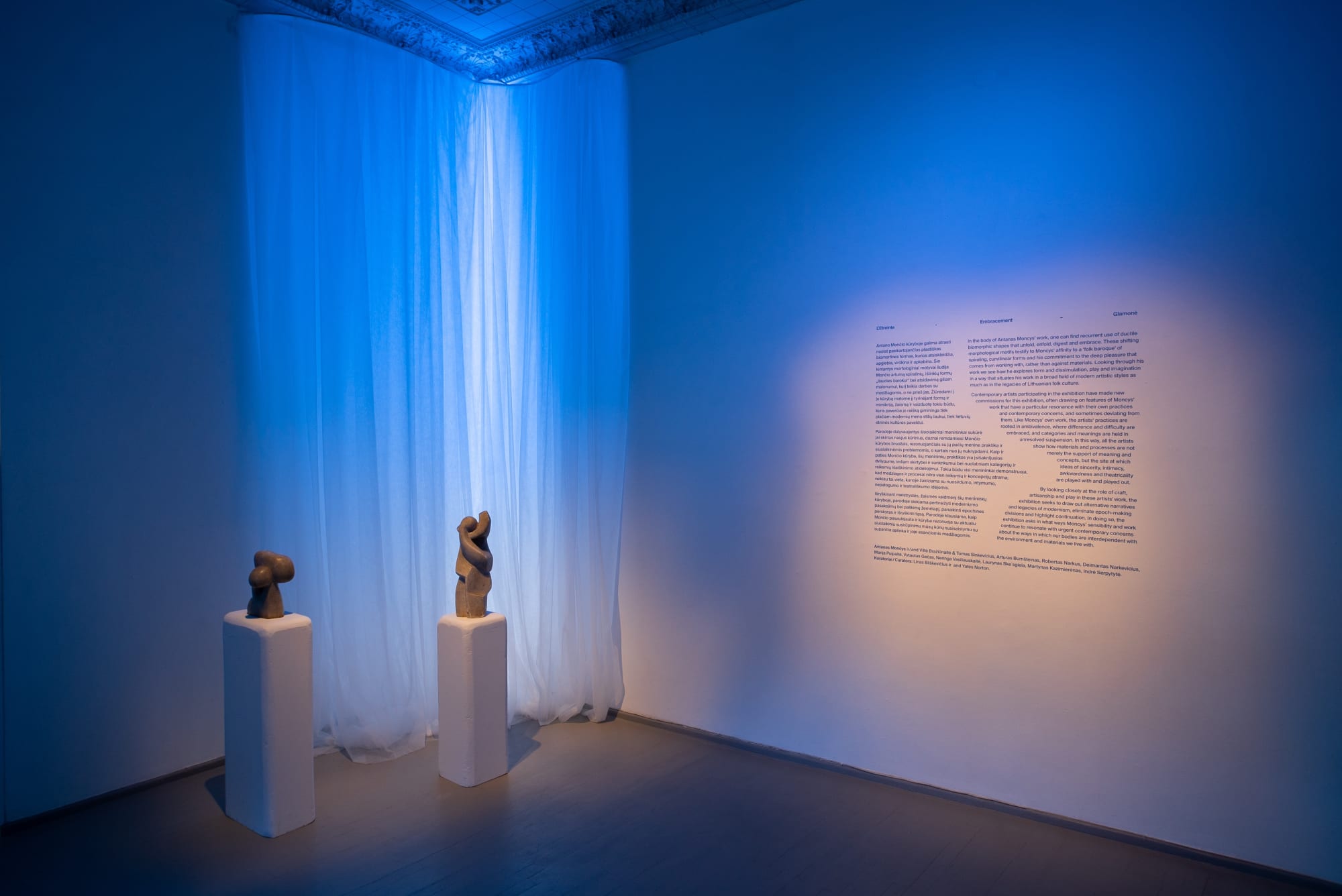 Antanas Mončys, installation view Photographed by Laurynas Skeisgiela