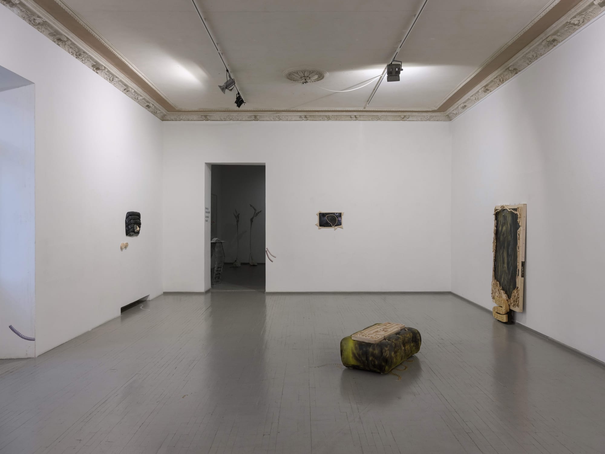 Installation view of 'Repetitions & Rituals' by Neringa Vasiliauskaitė. Photography: Lukas Mykolaitis.