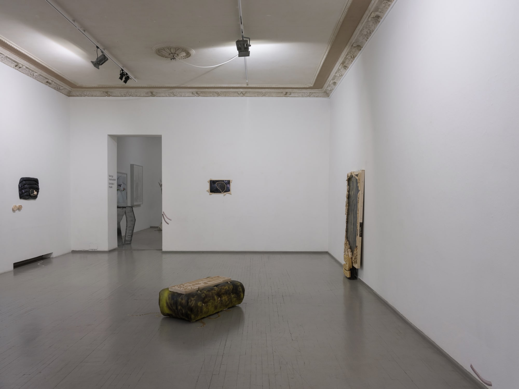 Installation view of 'Repetitions & Rituals' by Neringa Vasiliauskaitė. Photography: Lukas Mykolaitis.