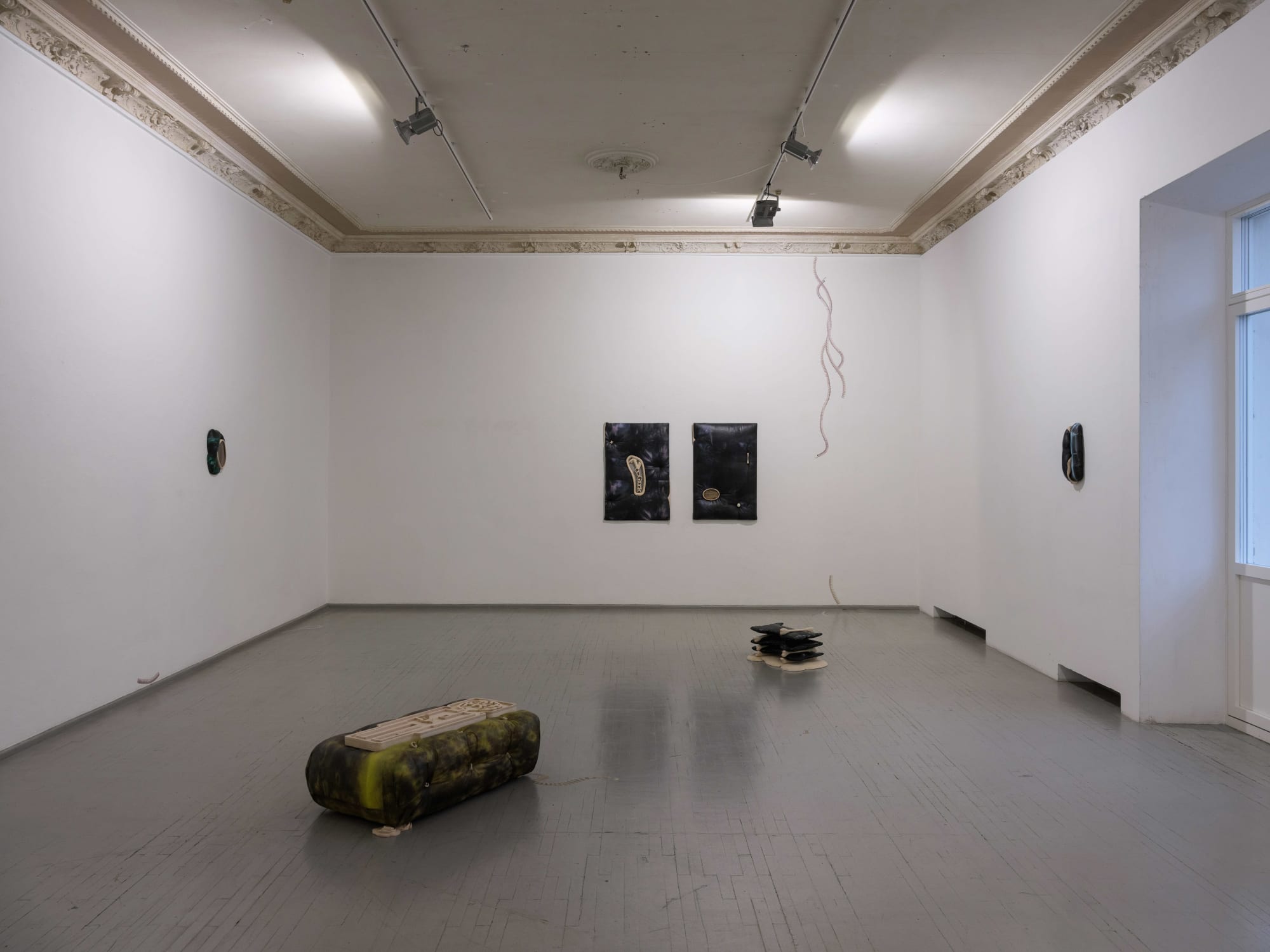 Installation view of 'Repetitions & Rituals' by Neringa Vasiliauskaitė. Photography: Lukas Mykolaitis.