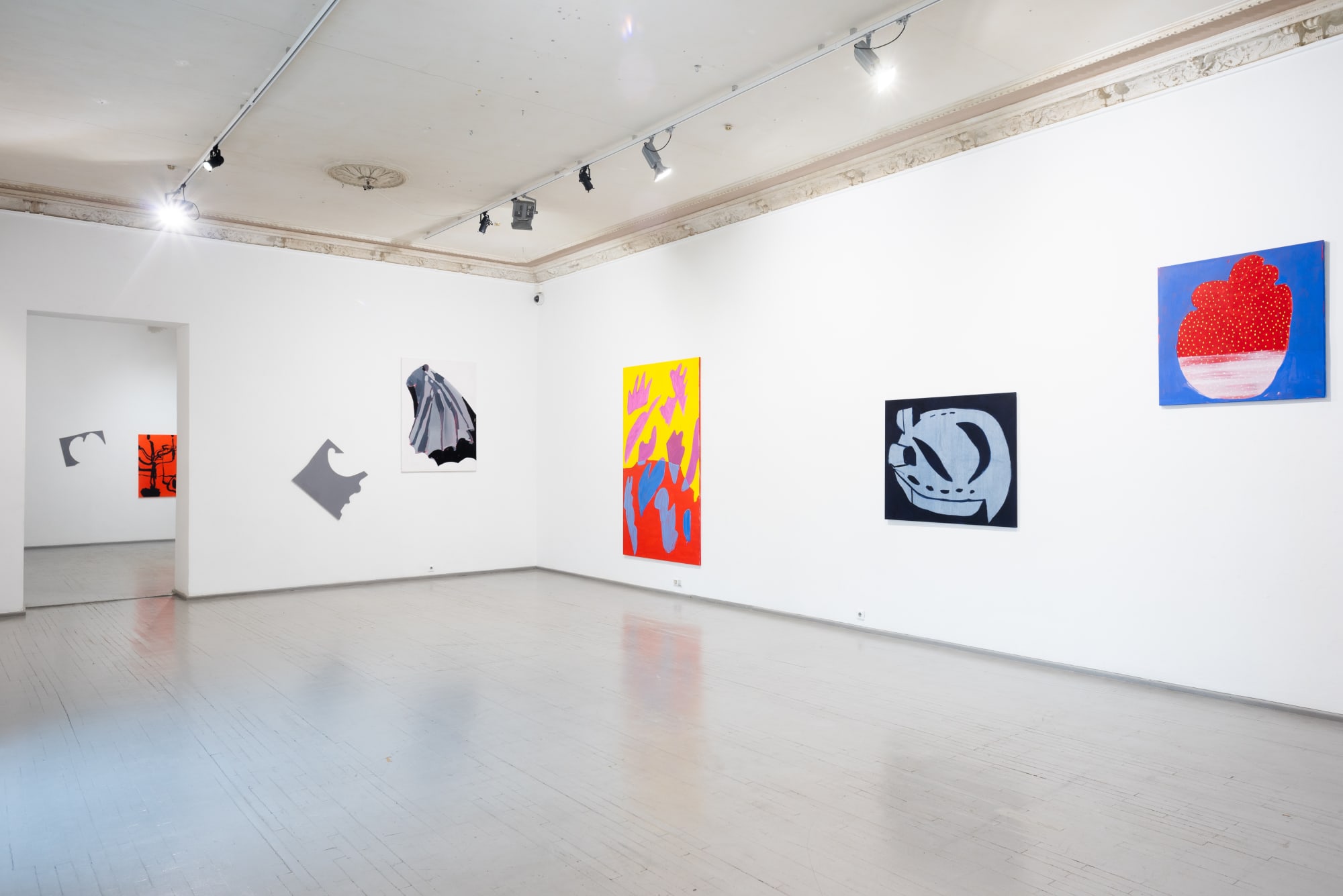 Installation view of 'Convoi Exceptionnel' by Dominykas Sidorovas. Photography: Jonas Balsevičius.