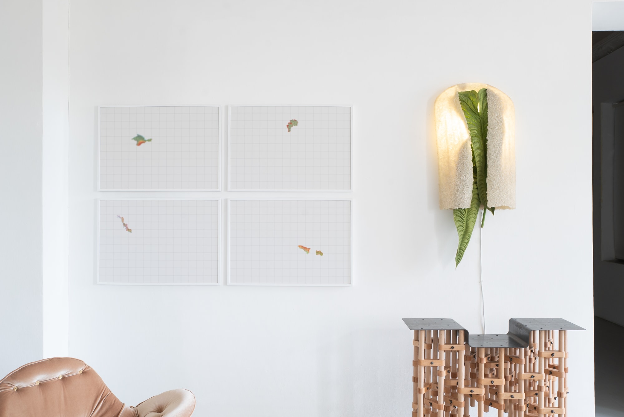 Galerija Vartai, 2020 Wall object "Relax Your Cardio Centre" (2016) by Vytautas Viržbickas at the group exhibition "Spectrum" at Galerija VARTAI on 2020.