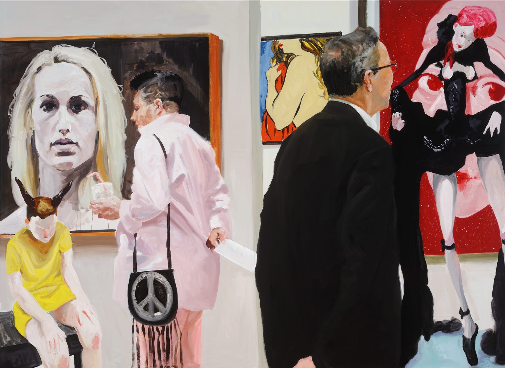 Art Fair: Booth #10 Booty, 2014 Oil on Linen 208.3 x 284.5 cm, 82 x 112 in