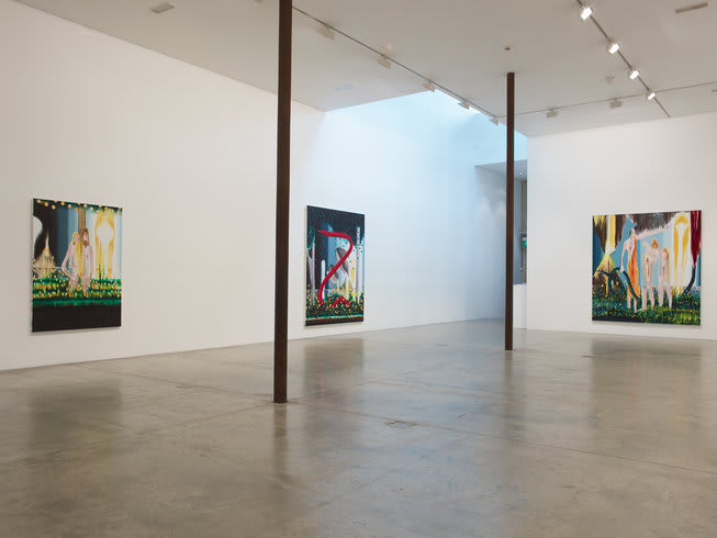 Installation View, Barnaby Furnas, The first and last day, Gallery I, Victoria Miro, 16 Wharf Road London N1 7RW, 2013