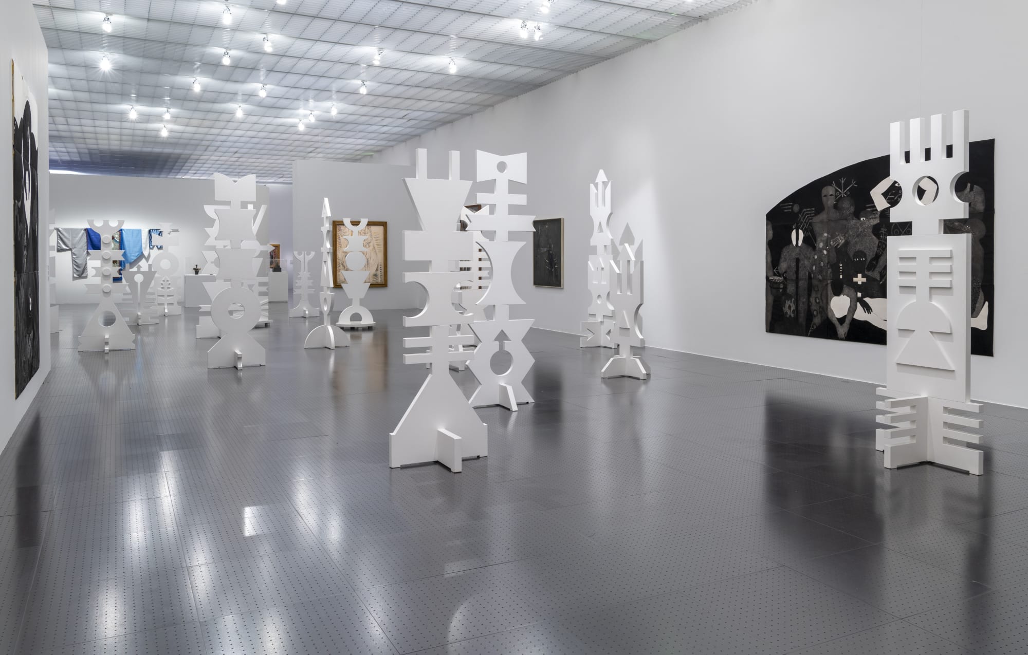 Installation view of After the End: Cartographies for Another Time exhibited at the Centre Pompidou-Metz. Photo: Marc Domage