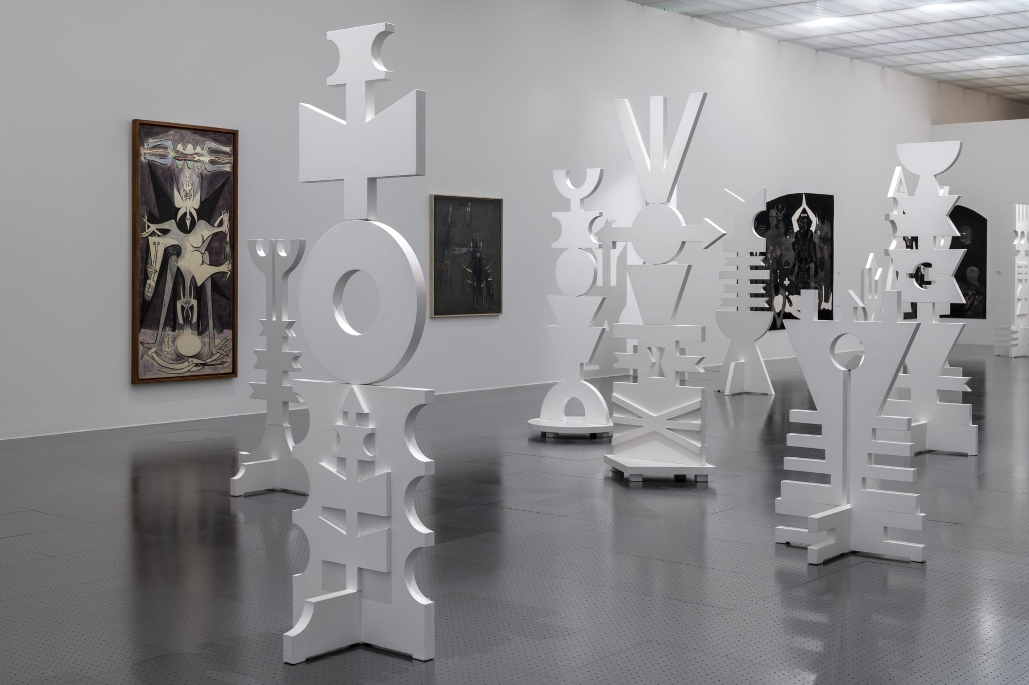 Installation view of After the End: Cartographies for Another Time exhibited at the Centre Pompidou-Metz. Photo: Marc Domage